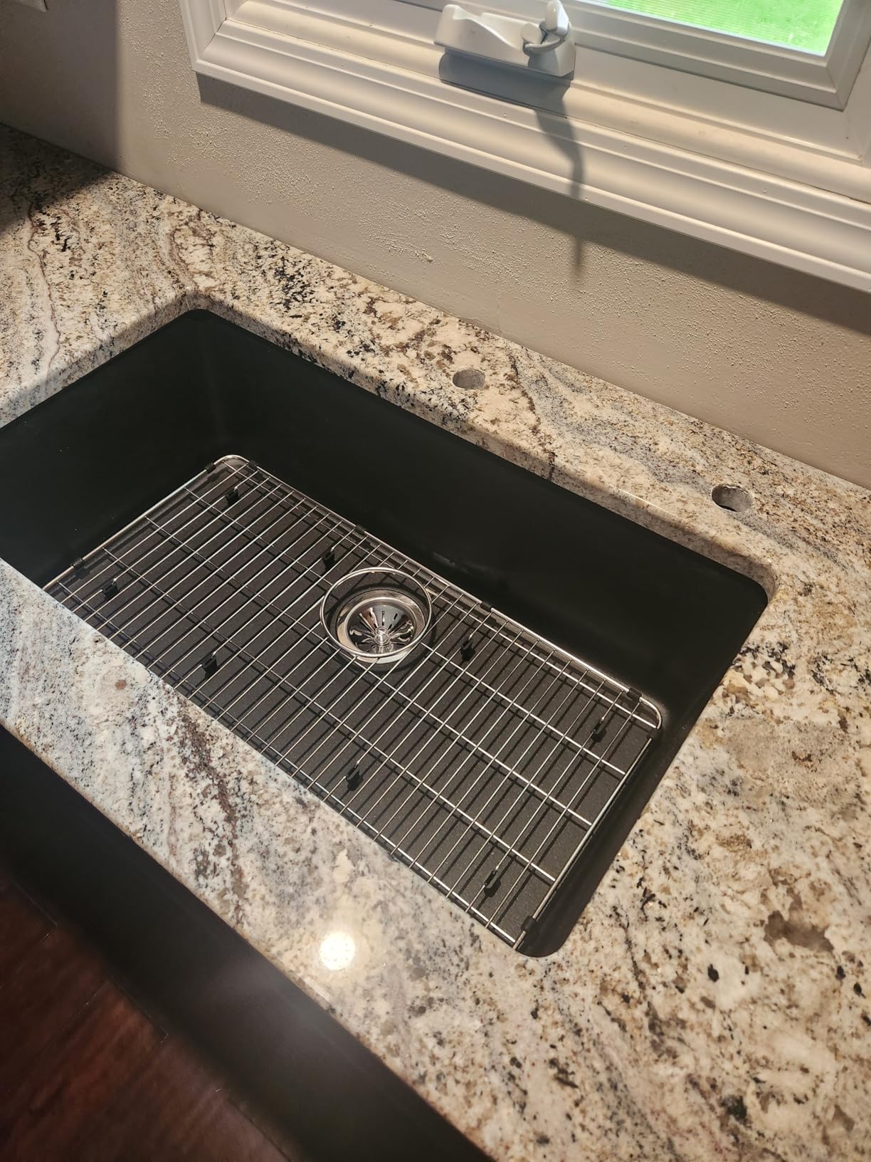 Elkay Quartz Classic ELGRU13322GS0 Greystone Single Bowl Undermount Sink - Customer Photo 2