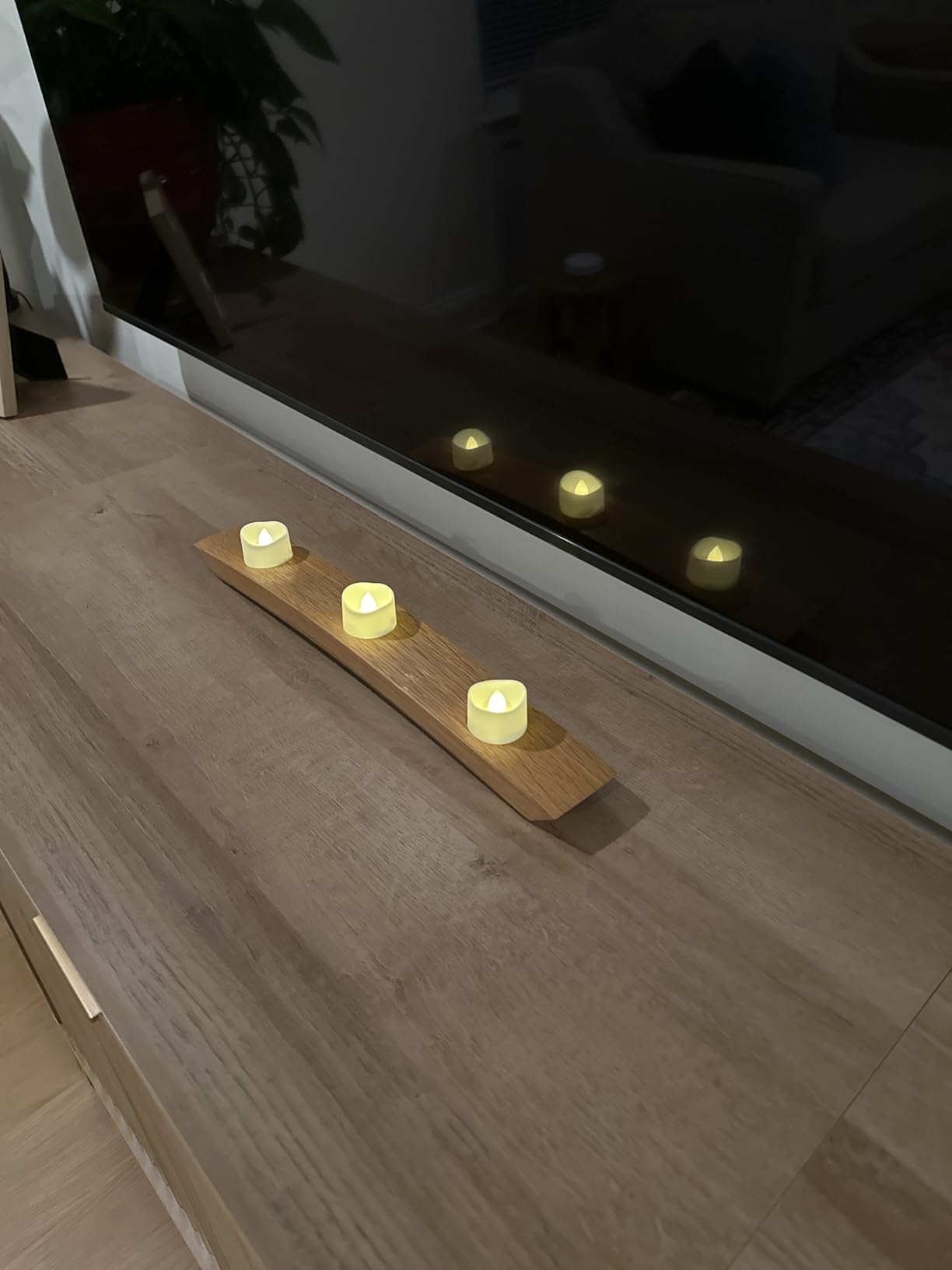 Homemory Timer Tea Lights Candles Battery Operated, 6H Timer Built-in, Auto On Daily, Flameless LED Tealight Votives for Table Centerpieces, Lantern, Holiday Decor, Warm Lamp, No Remote, 12-Pack - Customer Photo 2