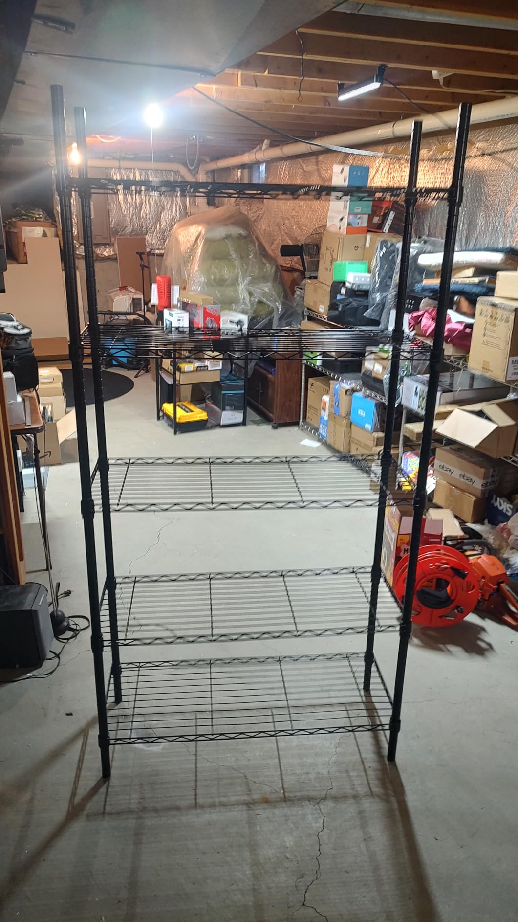 Amazon Basics 4-Shelf Steel Wire Rack, 36 Amazon Basics 4-Shelf Steel Wire Rack, 36