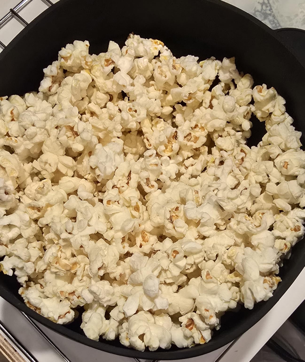 The Orginal HotPop Silicone Popcorn Maker - Microwave Popcorn Popper with Handles - Collapsible Bowl, Heat-Resistant, Easy to Clean, Ideal for Family Movie Nights, 15-Cup Capacity - Red - Customer Photo 1