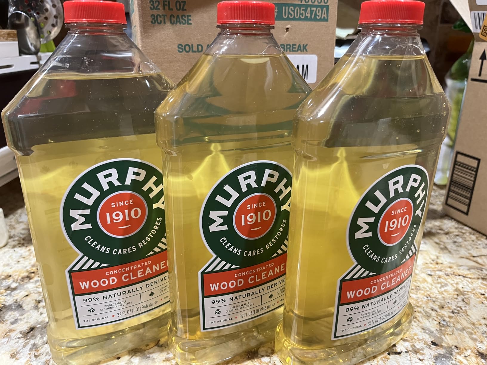 Murphy Oil Soap Wood Cleaner, 32 Fluid ounce (Pack of 3) Customer Review Murphy Oil Soap Wood Cleaner, 32 Fluid ounce (Pack of 3) - Customer Photo 1