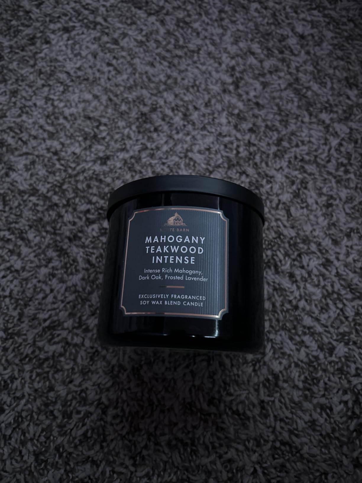 Bath & Body Works White Barn 3-Wick Candle in Mahogany Teakwood High Intensity, Scented - Customer Photo 2
