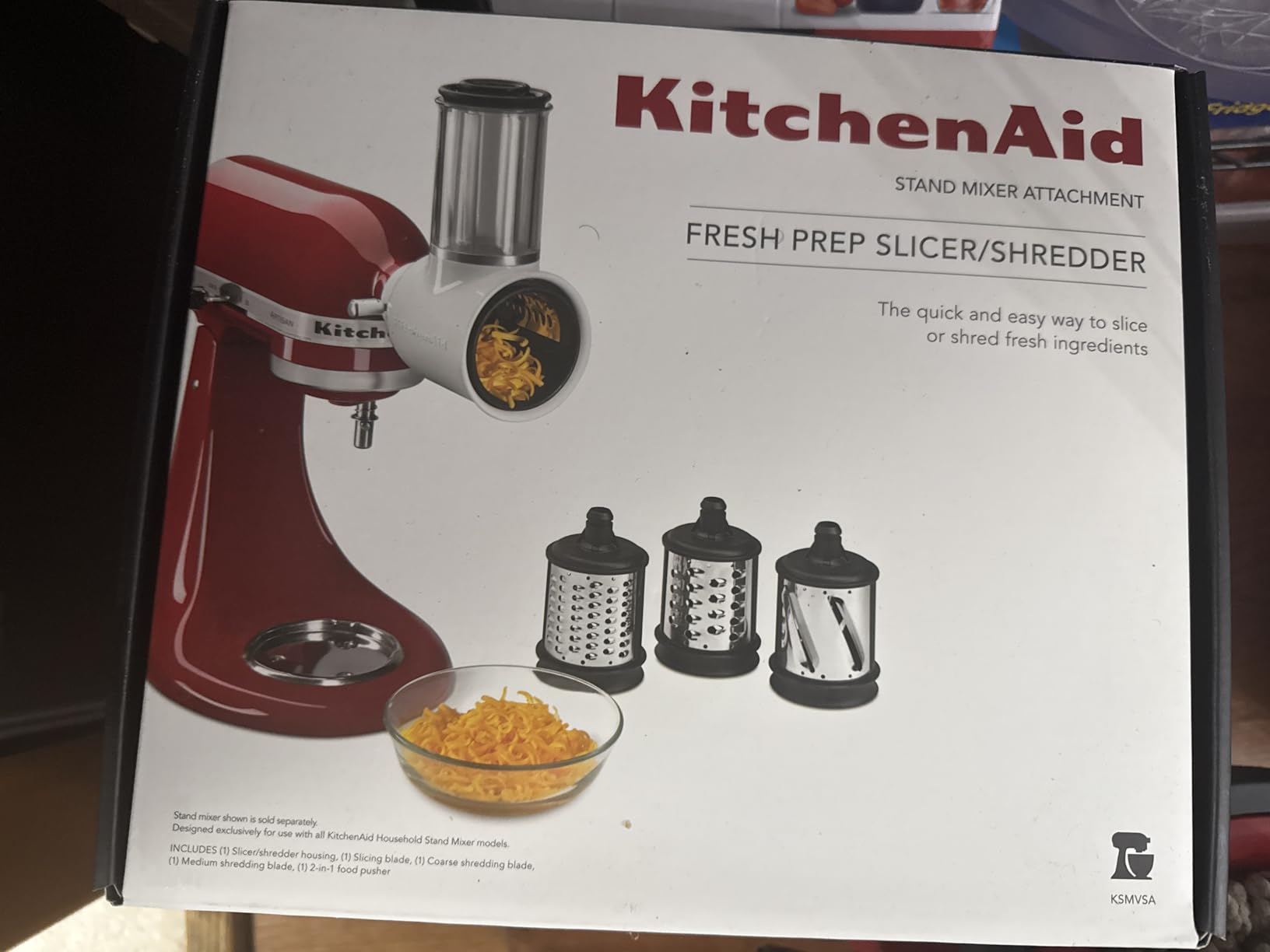 KitchenAid Stand Mixer Attachment, KSMVSA Fresh Prep Slicer/Shredder customer photo 1