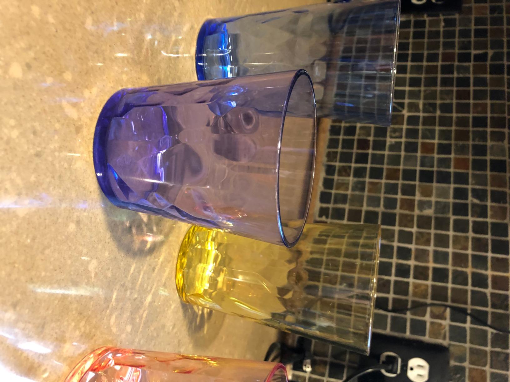 SCANDINOVIA - 13oz Unbreakable Premium Drinking Glasses Set of 6 - Made in Japan - Super Grade Acrylic Plastic - Perfect for Gifts - Dishwasher Safe - Cups Reusable Drinkware Tumblers Kids - Customer Photo 1