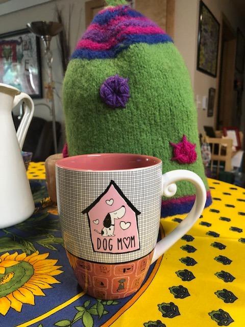 It's Cats & Dogs Cat Mom Ceramic Extra Large Coffee Mug Tea Cup, 20 oz, Teal - Customer Photo 1
