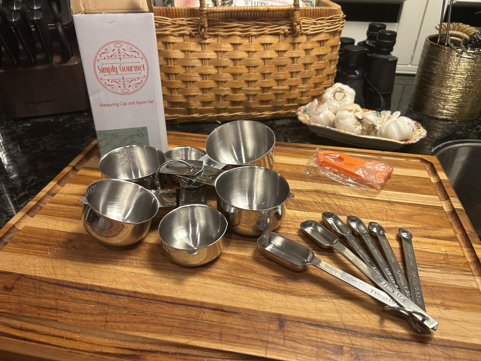 Simply Gourmet Measuring Cups Set of 7, Stackable, 304 Premium Stainless Steel, Kitchen Gadgets for Measure Liquid and Dry Ingredients, Cooking & Baking Customer Review Simply Gourmet Measuring Cups Set of 7, Stackable, 304 Premium Stainless Steel, Kitchen Gadgets for Measure Liquid and Dry Ingredients, Cooking & Baking - Customer Photo 2