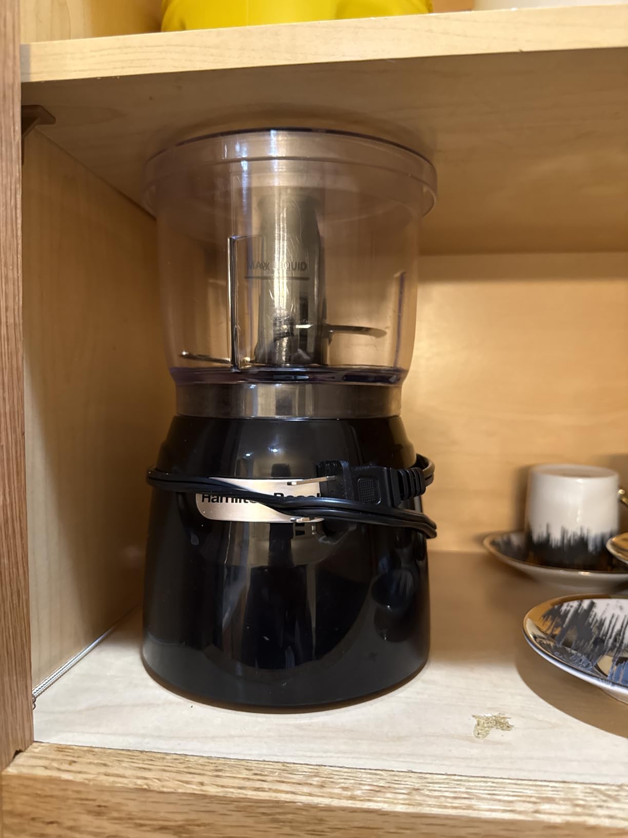 Hamilton Beach Electric Vegetable Chopper & Mini Food Processor, 3-Cup, 350 Watts, for Dicing, Mincing, and Puree, Black (72850) Customer Review Hamilton Beach Electric Vegetable Chopper & Mini Food Processor, 3-Cup, 350 Watts, for Dicing, Mincing, and Puree, Black (72850) - Customer Photo 2
