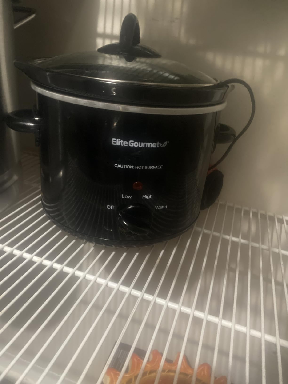 Elite Gourmet MST-350B Electric Slow Cooker, Adjustable Temp, Entrees, Sauces, Stews & Dips, Dishwasher Safe Glass Lid & Crock (3 Quart, Black) - Customer Photo 2