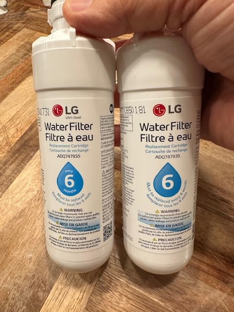 LG LT1000P - 6 Month / 200 Gallon Capacity Replacement Refrigerator Water Filter (NSF42, NSF53, and NSF401) ADQ74793501, ADQ75795105, AGF80300704, or AGF80300705 White - Customer Photo 2