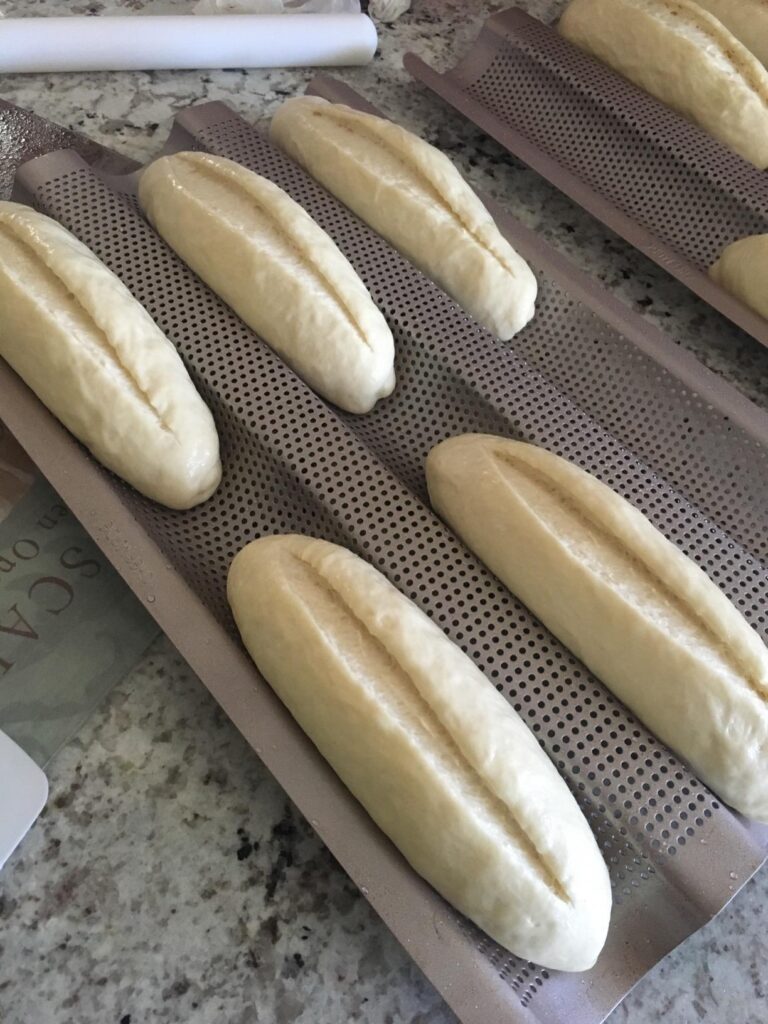 CHEFMADE Perforated Baguette Pan, 15-Inch 3 Wave Loaves Non-Stick Ultra-Ventilate French Bread Pan 2-Inch Channel for Oven Baking 15.2 Best French Bread Pan
