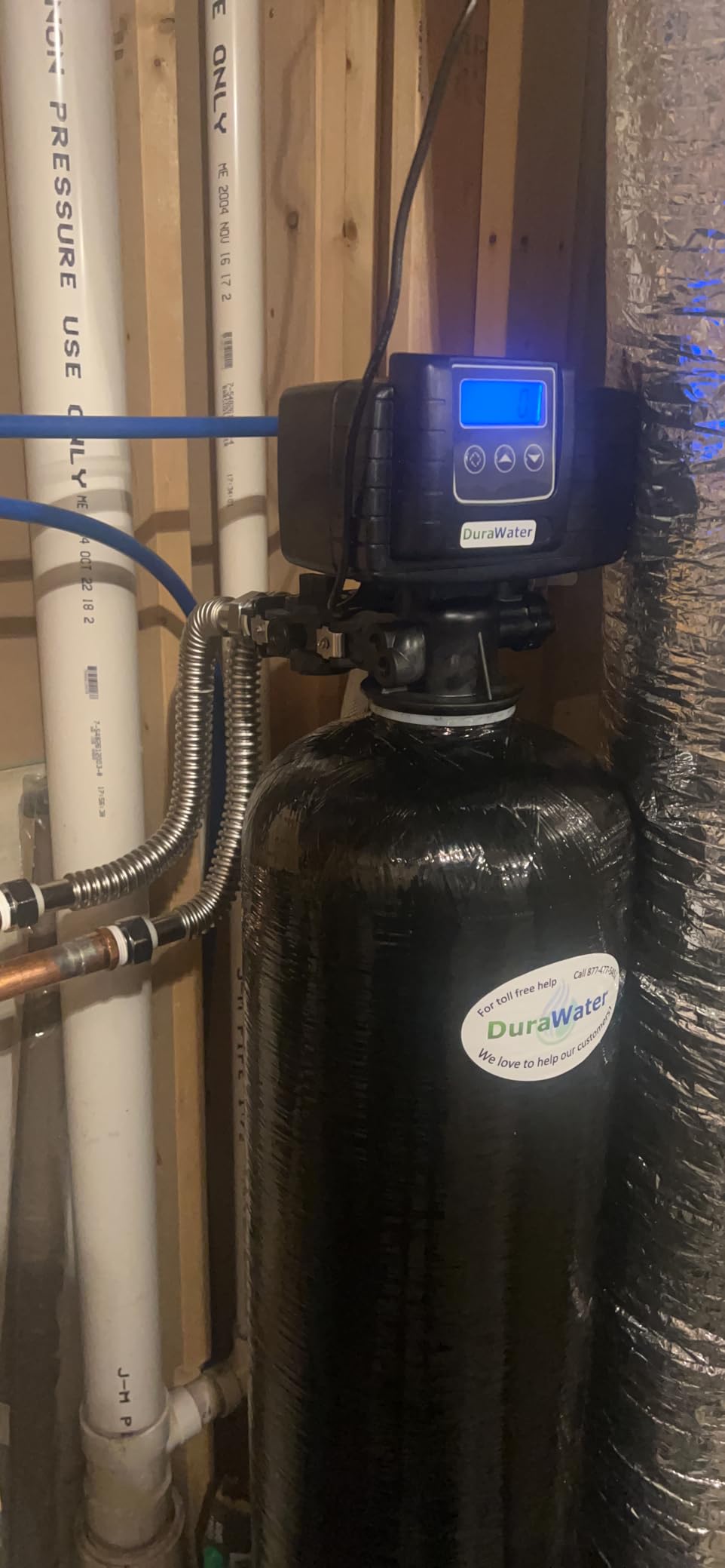 Durawater Air Injection Iron Eater Filter. Removes Iron, Manganese, H2S. Black Series customer photo 2