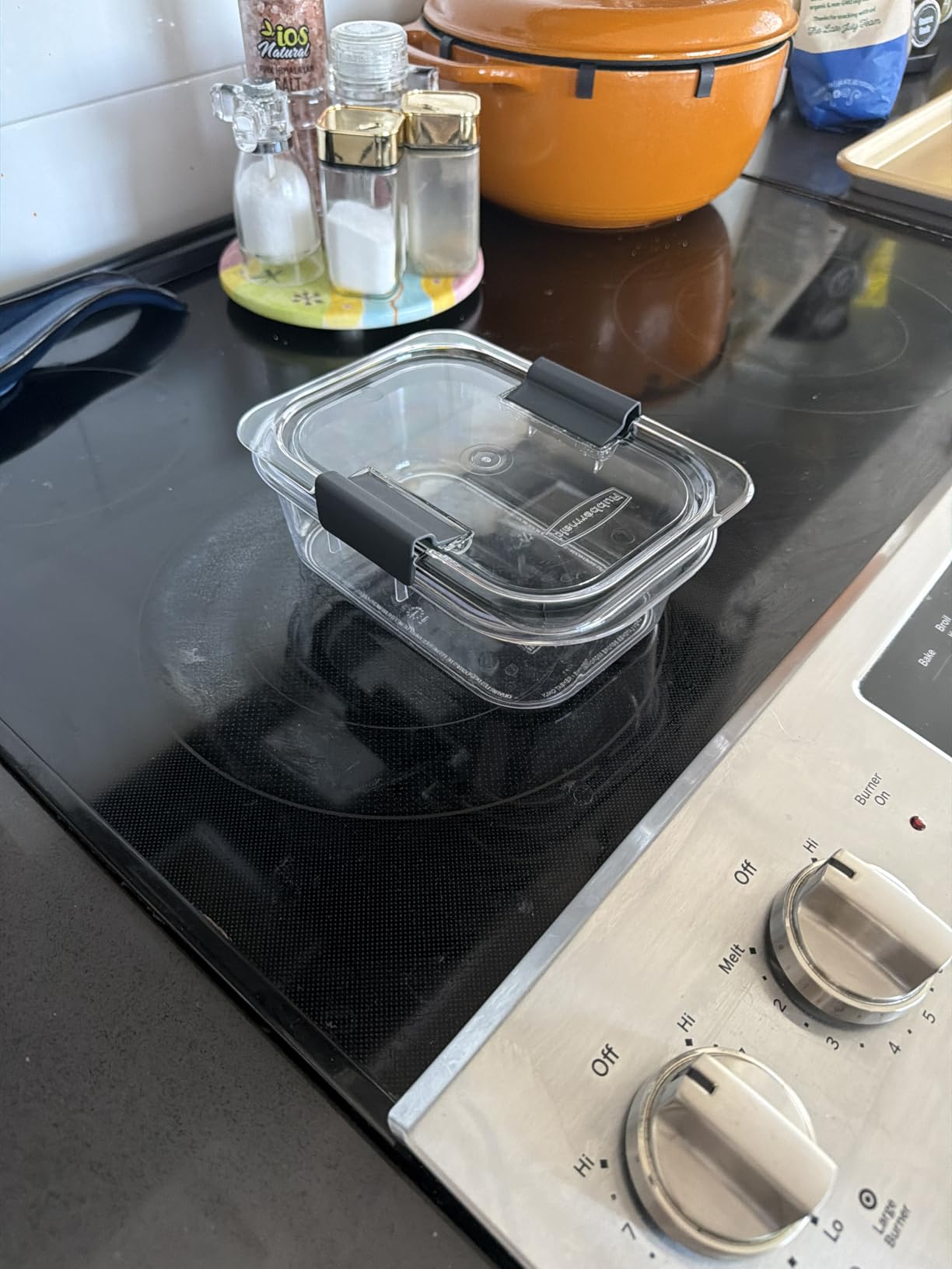 Rubbermaid Brilliance Tritan Plastic Food Storage Containers BPA Free Airtight Lids Ideal for Lunch Meal Prep & Leftovers Set of 5 (3.2 Cup) customer photo 1