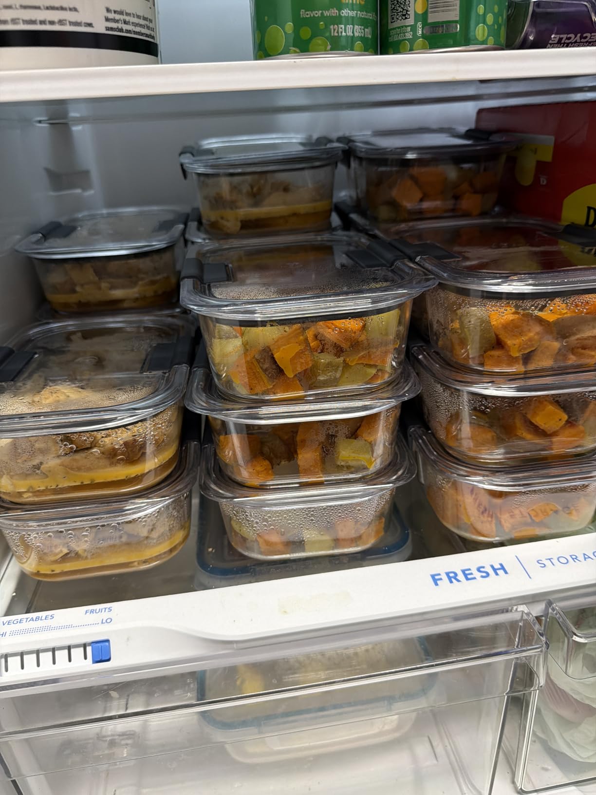 Rubbermaid Brilliance Tritan Plastic Food Storage Containers BPA Free Airtight Lids Ideal for Lunch Meal Prep & Leftovers Set of 5 (3.2 Cup) customer photo 2