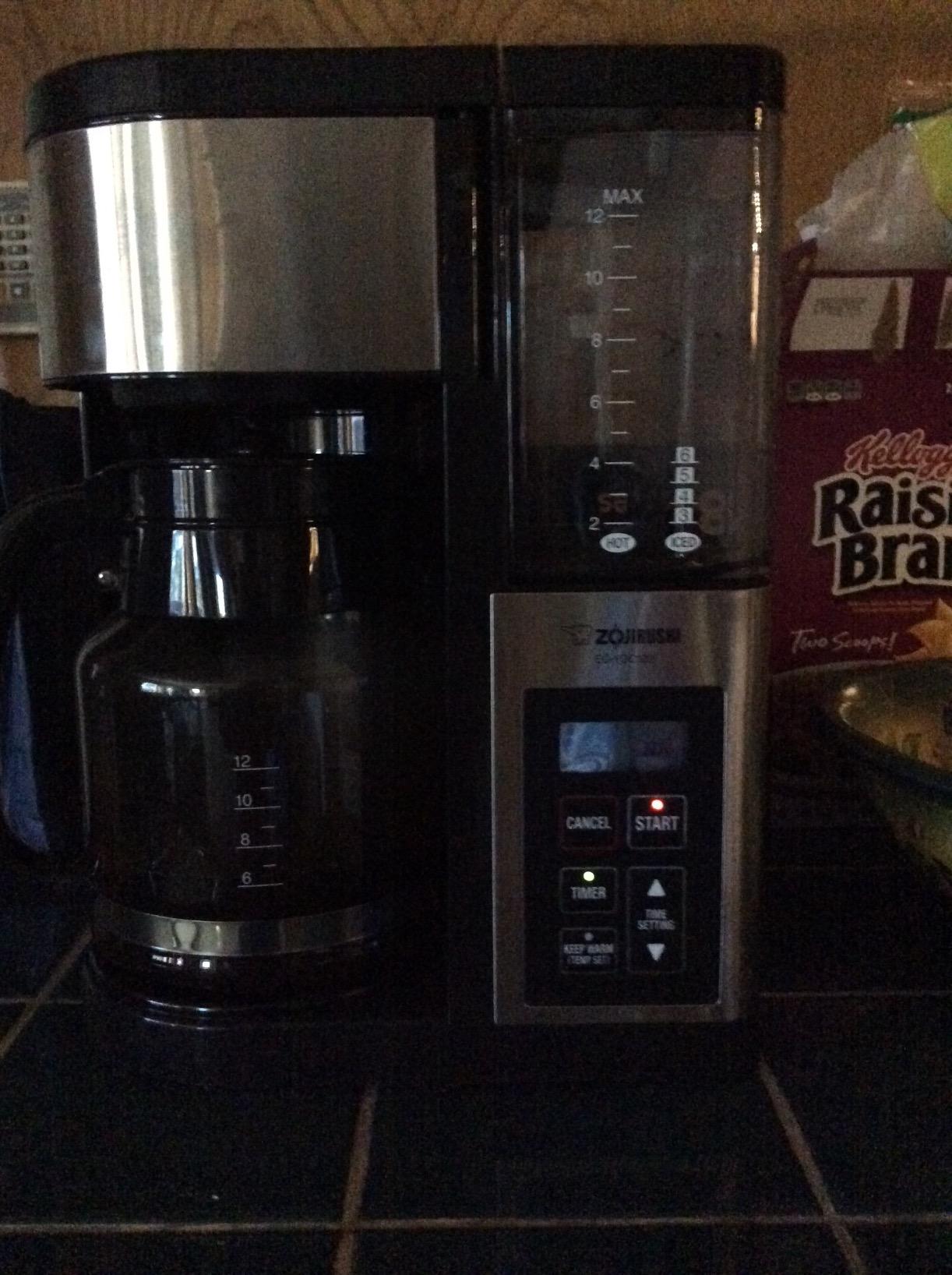 Zojirushi EC-YTC100XB 10-Cup Coffee Maker (Stainless Steel/Black) Customer Review Zojirushi EC-YTC100XB 10-Cup Coffee Maker (Stainless Steel/Black) - Customer Photo 1