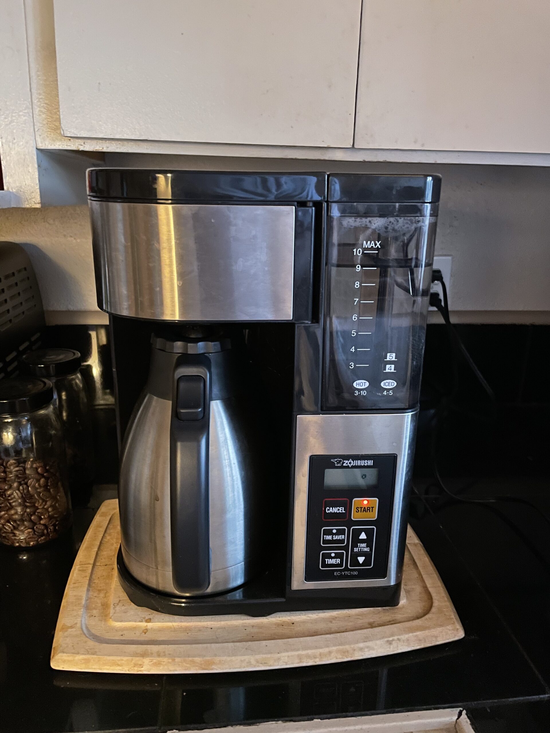 Zojirushi EC-YTC100XB 10-Cup Coffee Maker (Stainless Steel/Black) Customer Review Zojirushi EC-YTC100XB 10-Cup Coffee Maker (Stainless Steel/Black) - Customer Photo 2