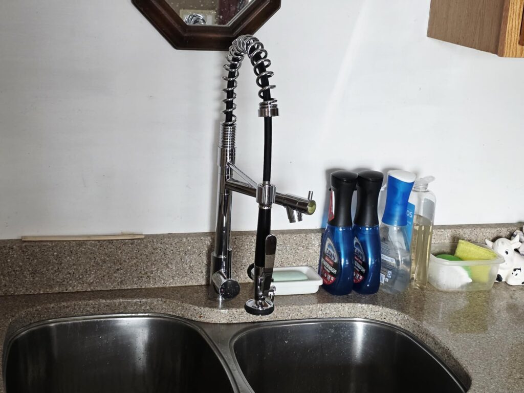 Fapully Commercial Pull Down Kitchen Sink Faucet with Sprayer Brushed Nickel Customer Review Best Commercial Style Kitchen Faucets