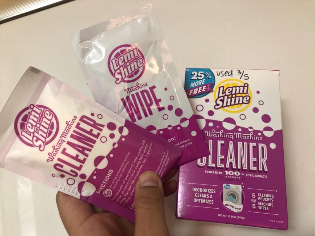 Lemi Shine Washing Machine Cleaner - Hard Water Citric Acid Cleaning Powder - Includes Machine Cleaning Wipes - 16.88 oz (8 Pack) Customer Review Best HE Washing Machine Cleaner