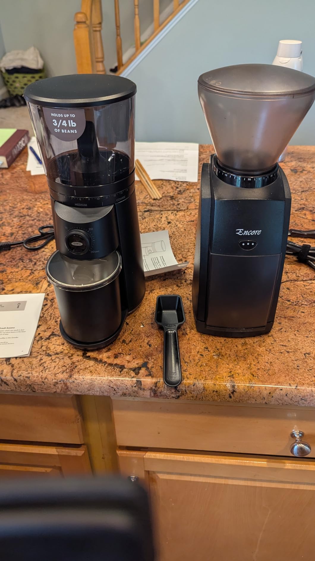 OXO Brew Conical Burr Coffee Grinder - Silver, Stainless Steel Burrs, One-Touch Automatic Smart Grind Customer Review OXO Brew Conical Burr Coffee Grinder - Silver, Stainless Steel Burrs, One-Touch Automatic Smart Grind - Customer Photo 3