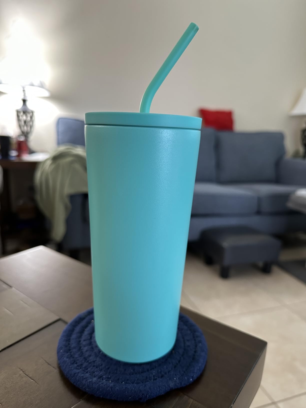 Simple Modern Insulated Tumbler with Lid and Straw | Iced Coffee Cup Reusable Stainless Steel Water Bottle Travel Mug | Classic Collection | 24oz | Midnight Black - Customer Photo 1