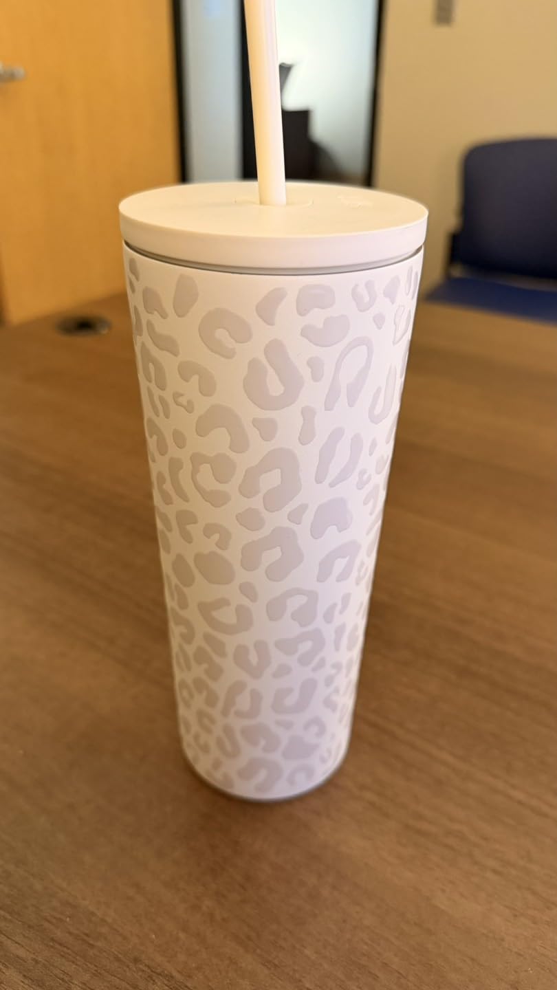 Simple Modern Insulated Tumbler with Lid and Straw | Iced Coffee Cup Reusable Stainless Steel Water Bottle Travel Mug | Classic Collection | 24oz | Midnight Black - Customer Photo 3