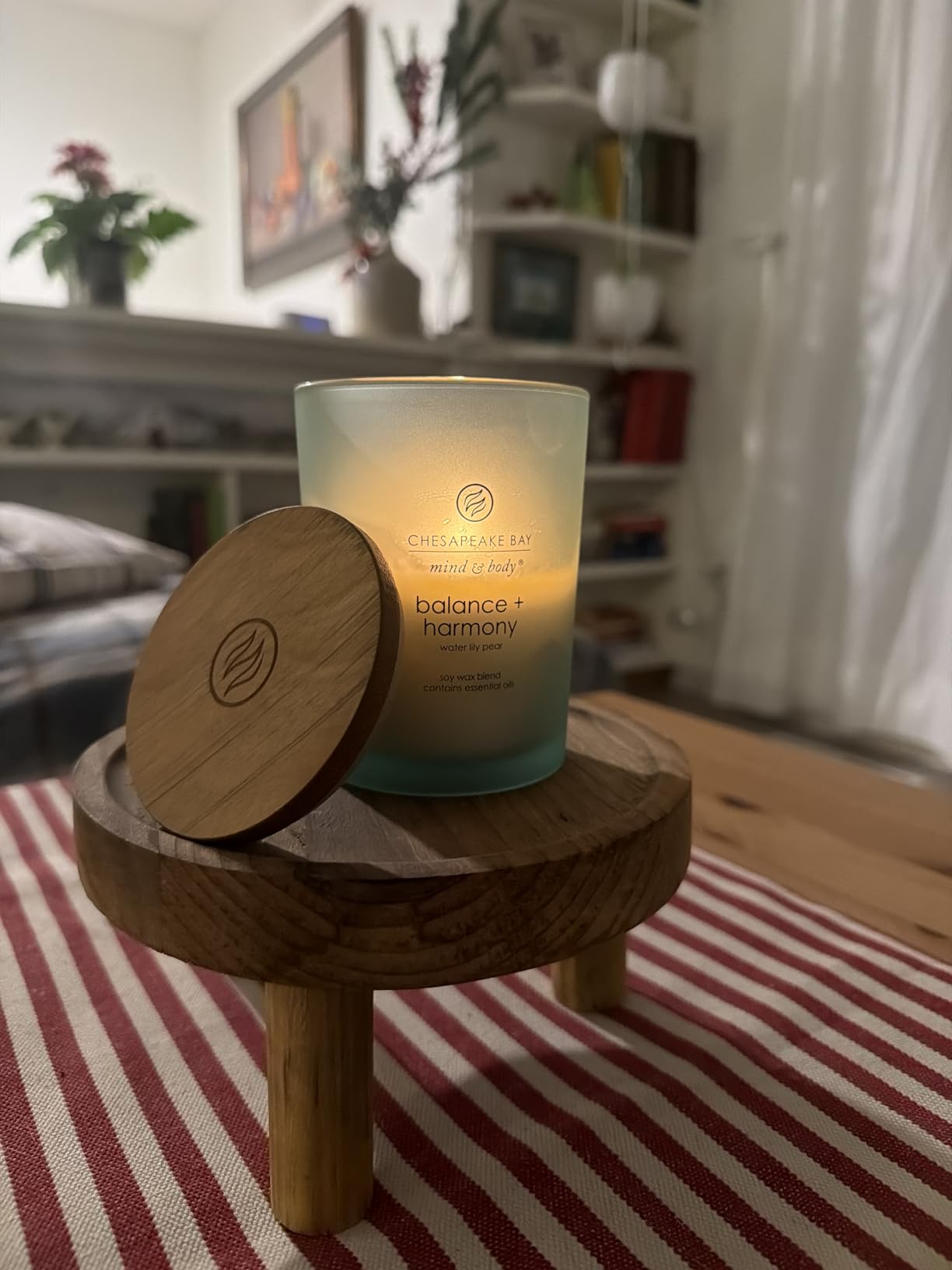 Chesapeake Bay Candle Scented Candle Stillness + Purity (Rose Water) Medium Jar 8 Ounce Home Décor Customer Review Chesapeake Bay Candle Scented Candle Stillness + Purity (Rose Water) Medium Jar 8 Ounce Home Décor - Customer Photo 1
