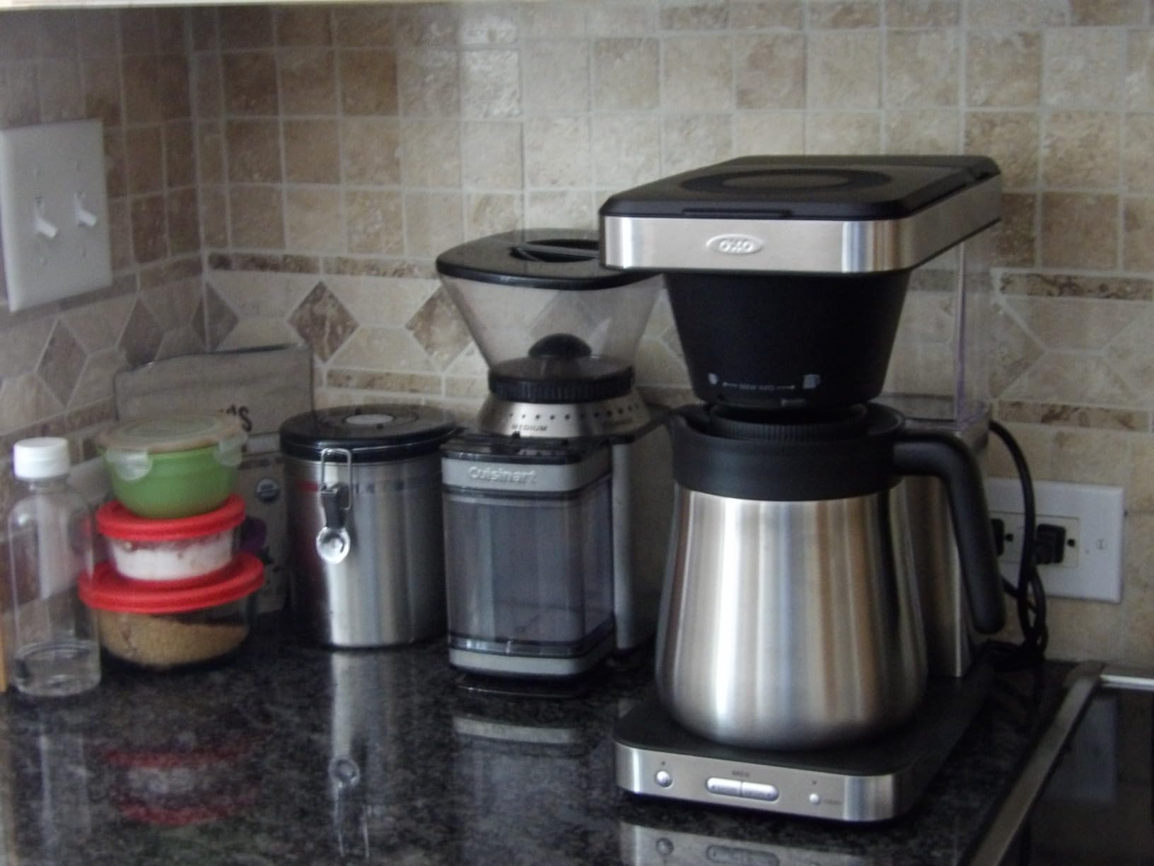 OXO Brew 8-Cup Coffee Maker - Single-Serve & Carafe, Thermal Stainless Steel, SCA Certified - Customer Photo 1