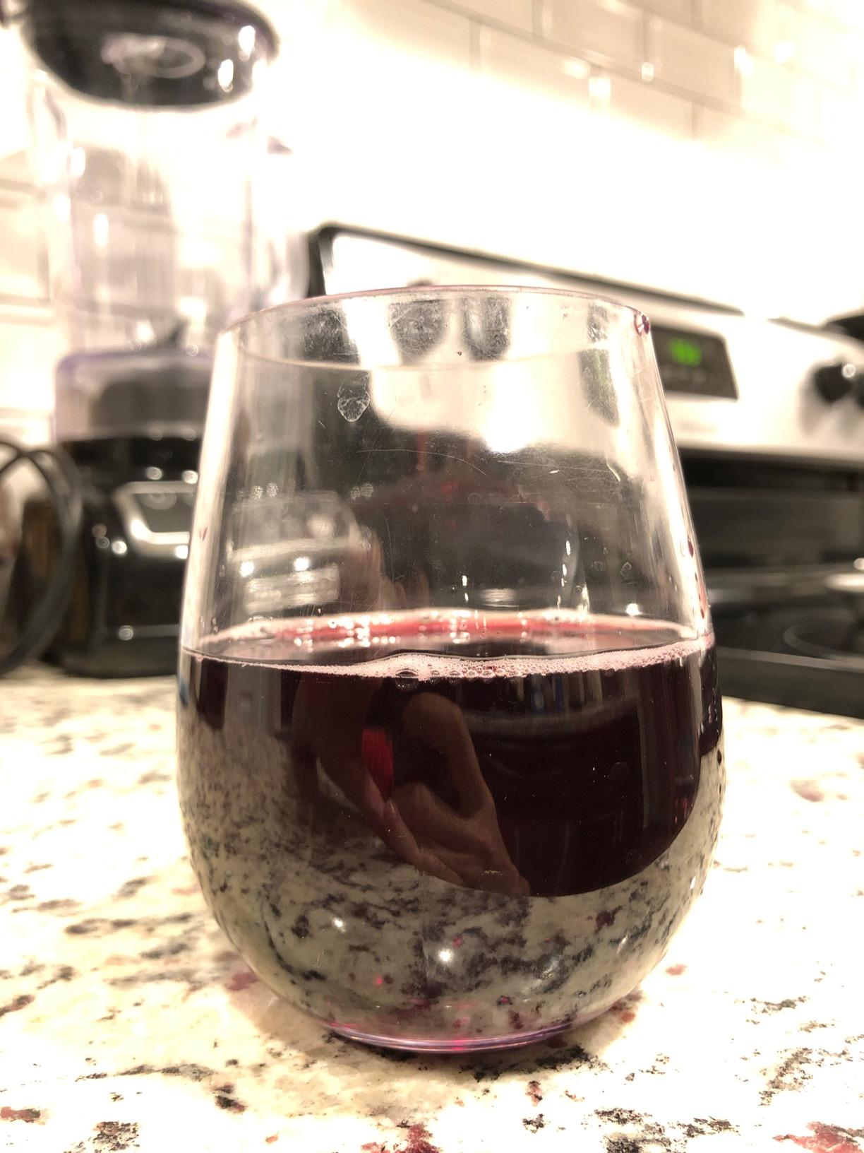 Unbreakable Stemless Plastic Wine Glasses | Reusable | Shatterproof 100% Tritan Plastic | Dishwasher-Safe | BPA-free | Awesome for Indoor & Outdoor | 16 oz, Set of 4 - Customer Photo 2