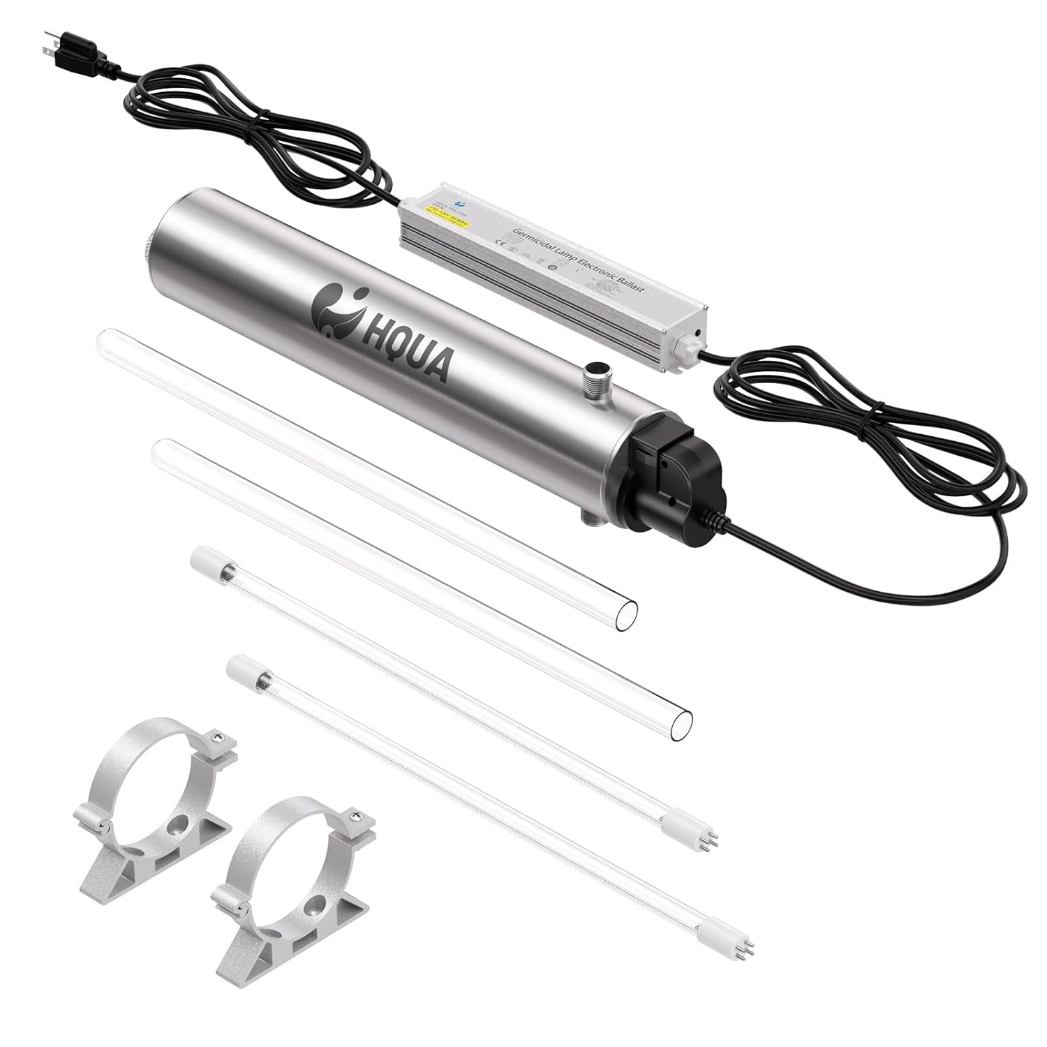 HQUA-TWS-12 Ultraviolet Water Purifier Filter for Whole House Water Purification,12GPM 120V, 1 Extra UV Lamp + 1 Extra Quartz Sleeve - Customer Photo 1