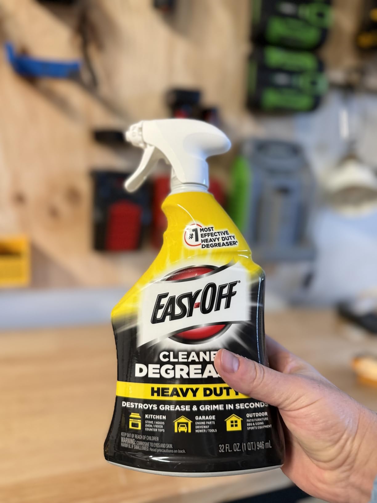 Easy-Off Heavy Duty Degreaser Cleaner Spray, Kitchen Degreaser, 32 Oz - Customer Photo 1