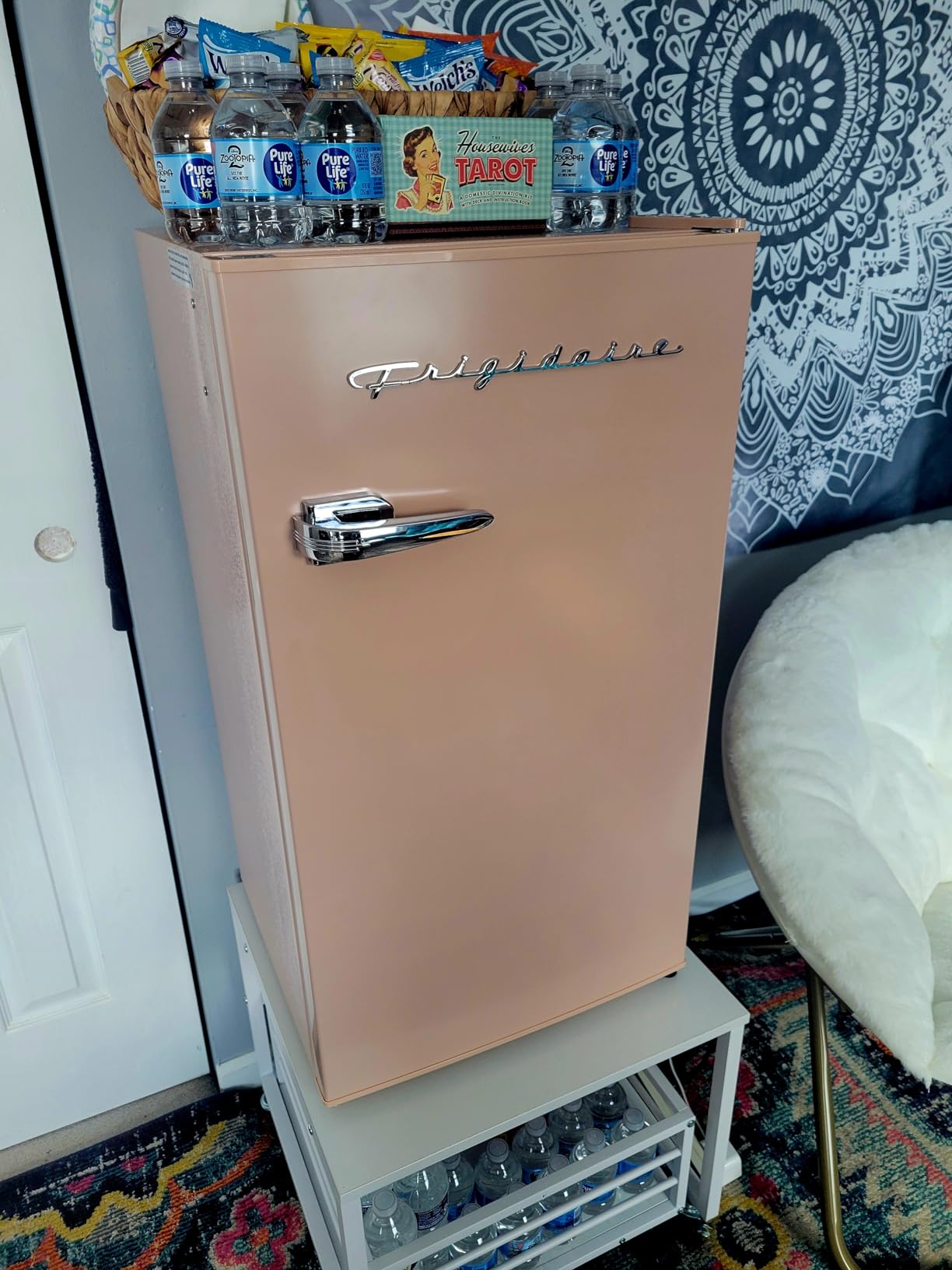 FRIGIDAIRE EFR376-BLACK 3.1 Cu Ft Black Retro Bar Fridge with Side Bottle Opener Customer Review FRIGIDAIRE EFR376-BLACK 3.1 Cu Ft Black Retro Bar Fridge with Side Bottle Opener - Customer Photo 1
