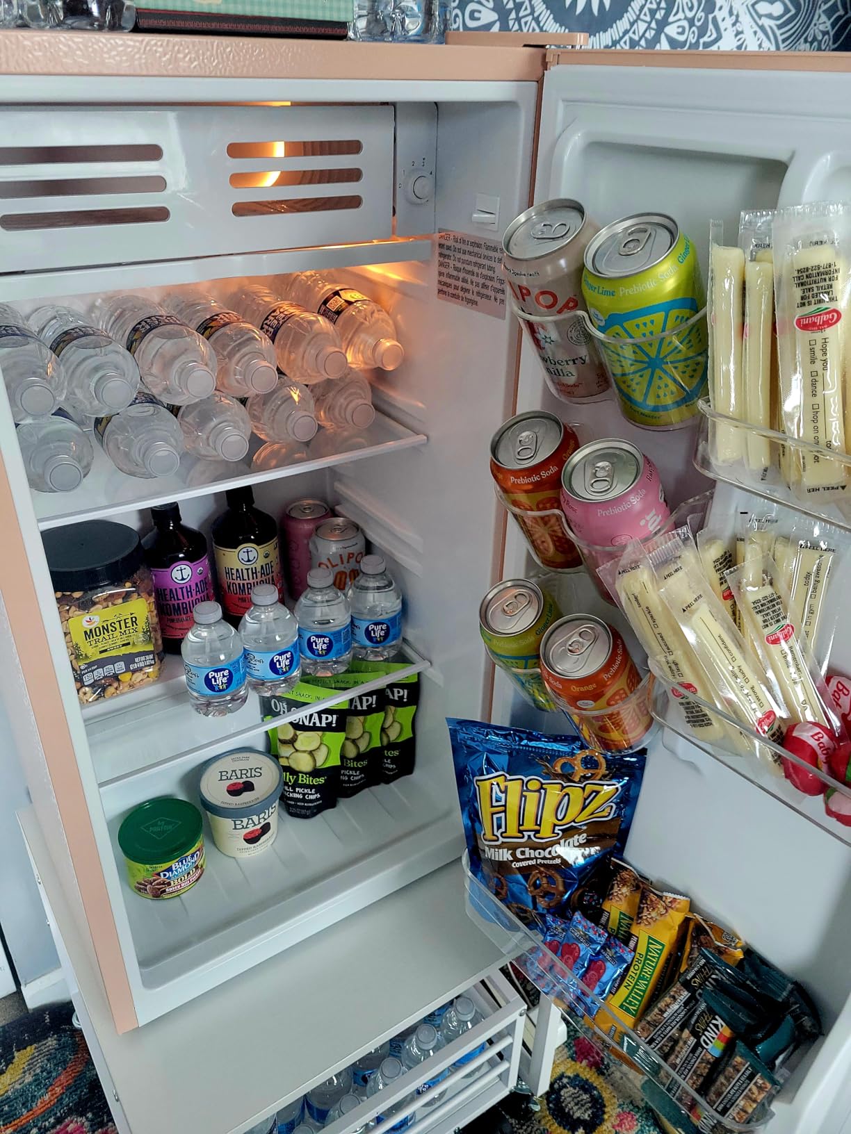 FRIGIDAIRE EFR376-BLACK 3.1 Cu Ft Black Retro Bar Fridge with Side Bottle Opener customer photo 1