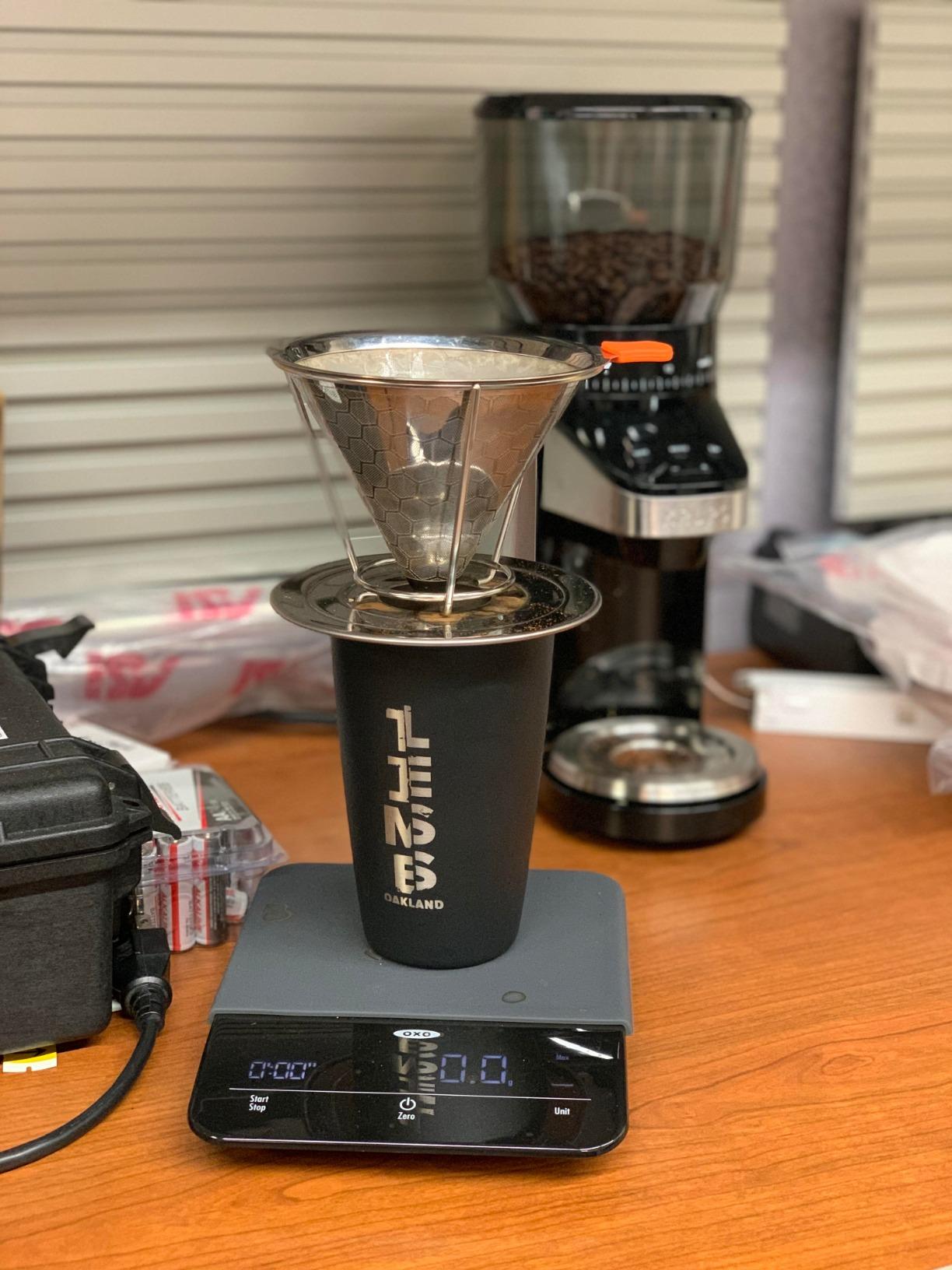 OXO Brew 6 Lb. Precision Coffee Scale with Timer, Black Customer Review OXO Brew 6 Lb. Precision Coffee Scale with Timer, Black - Customer Photo 1