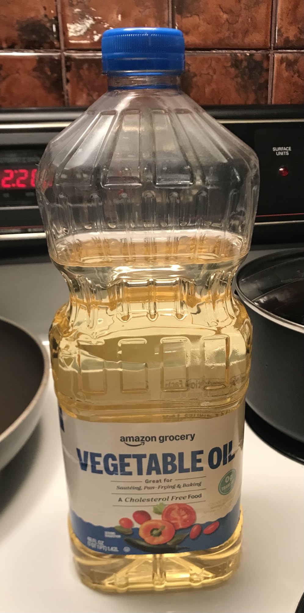 Amazon Grocery, Vegetable Oil, 48 Fl Oz (Previously Happy Belly, Packaging May Vary) - Customer Photo 1