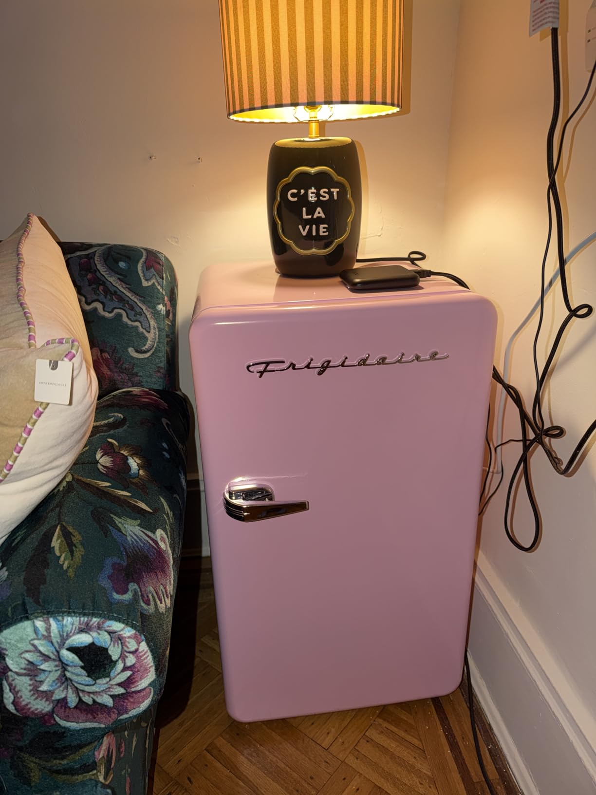 FRIGIDAIRE EFR372-BLUE 3.2 Cu Ft Blue Retro Compact Rounded Corner Premium Mini Fridge Customer Review FRIGIDAIRE EFR372-BLUE 3.2 Cu Ft Blue Retro Compact Rounded Corner Premium Mini Fridge - Customer Photo 1