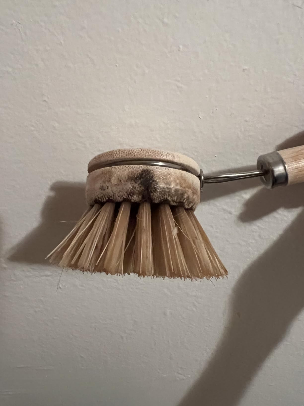 Vove Bamboo Dish Brush, FSC-Certified - Includes 3 Replacement Heads - Natural Fiber Bristles - Non-Toxic, Plastic-Free - Scrub Brush for Pots, Pans & Dishes - Customer Photo 2