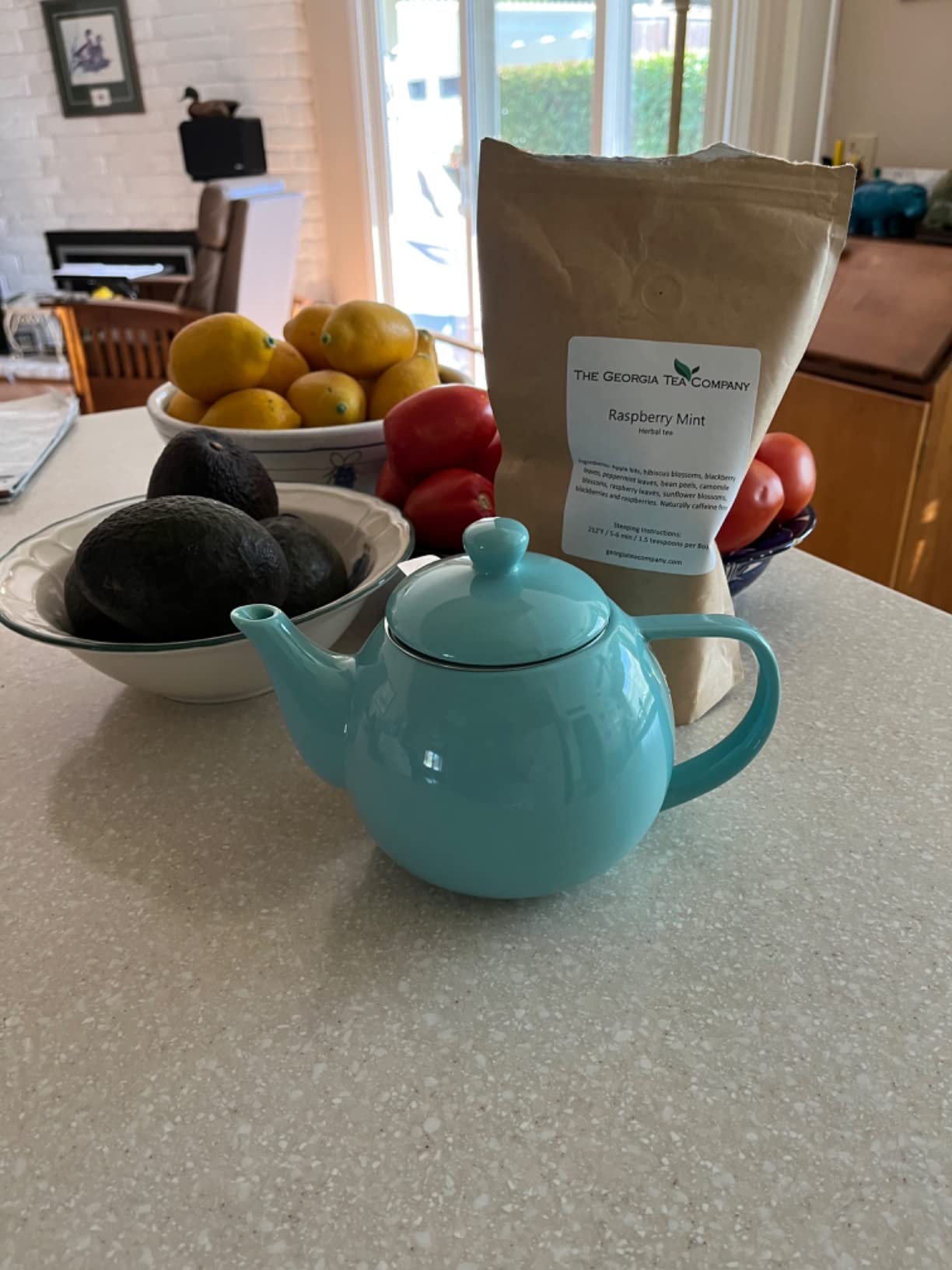 Sweejar Porcelain Teapot with Removable Stainless Steel Infuser, Microwave & Dishwasher Safe Tea Pots for Loose Tea, Tea Infuser Pots for Chrismas Women Gift (30oz Jade) Customer Review Sweejar Porcelain Teapot with Removable Stainless Steel Infuser, Microwave & Dishwasher Safe Tea Pots for Loose Tea, Tea Infuser Pots for Chrismas Women Gift (30oz Jade) - Customer Photo 2