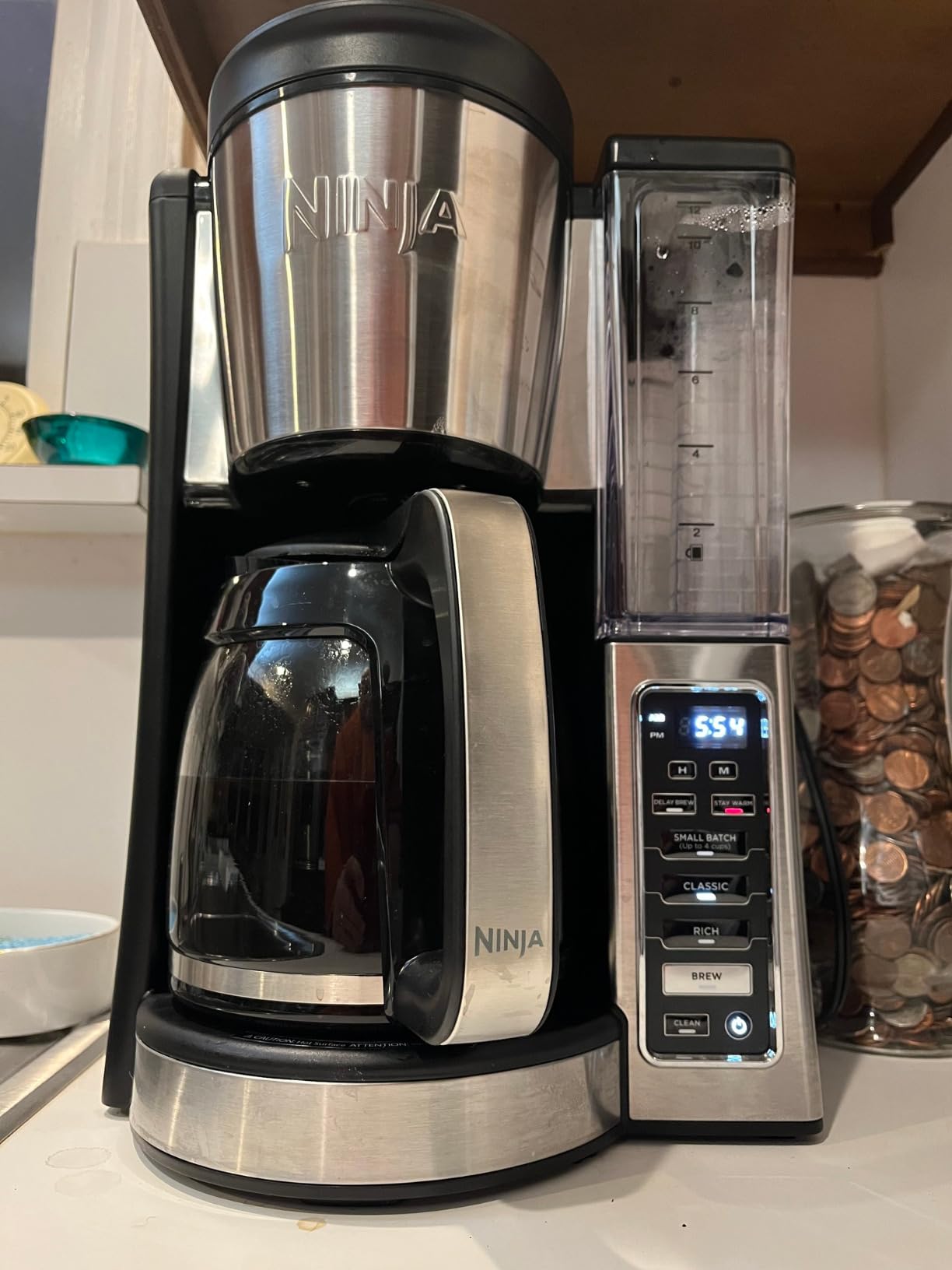 Ninja 12-Cup Programmable Coffee Brewer, 2 Brew Styles, Adjustable Warm Plate, 60oz Water Reservoir, Delay Brew - Black/Stainless Steel - Customer Photo 2