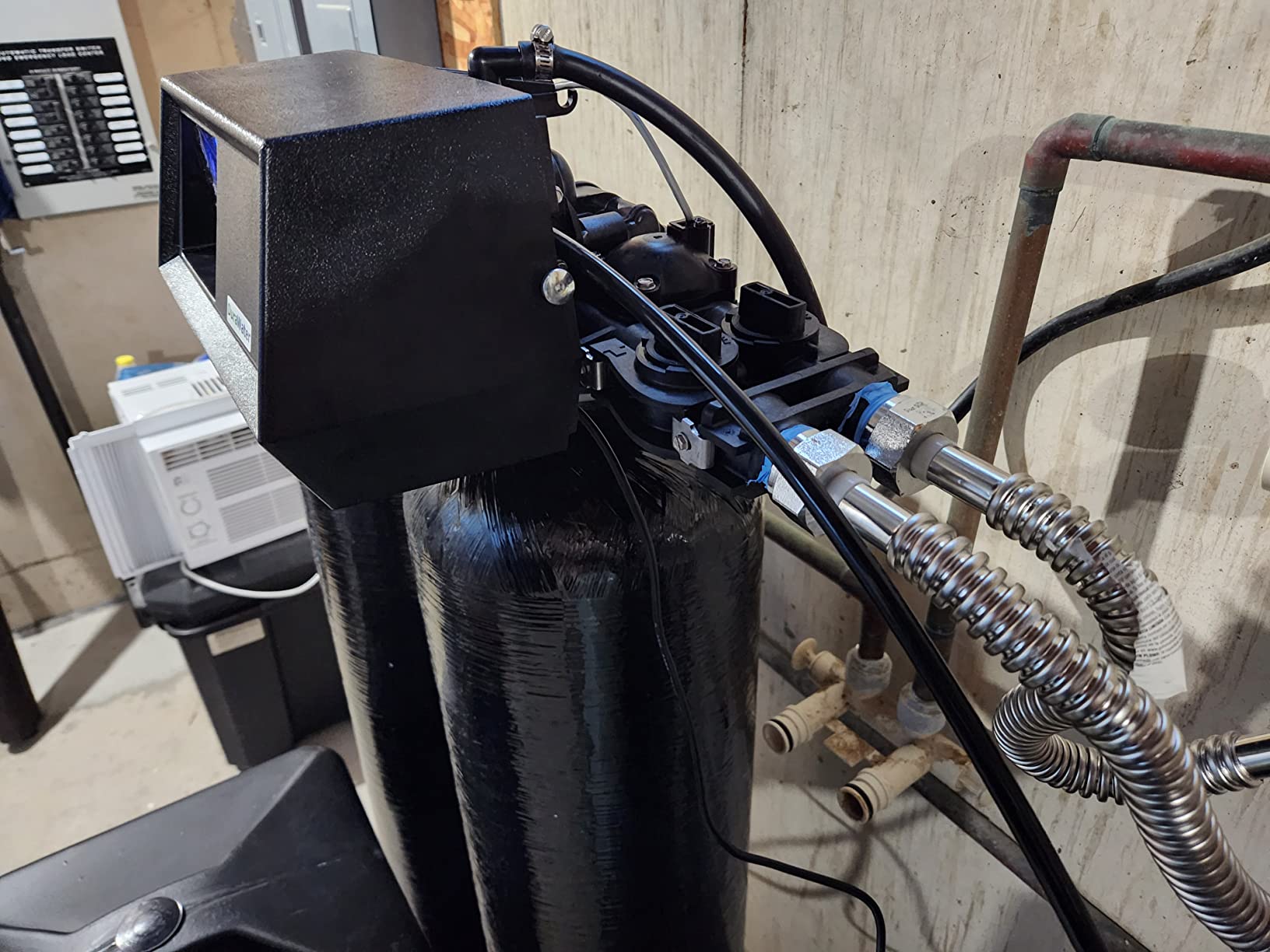Fleck 9100 SXT Metered Dual Tank Softener 24/7 Soft Water (80,000 Grain) - Customer Photo 1