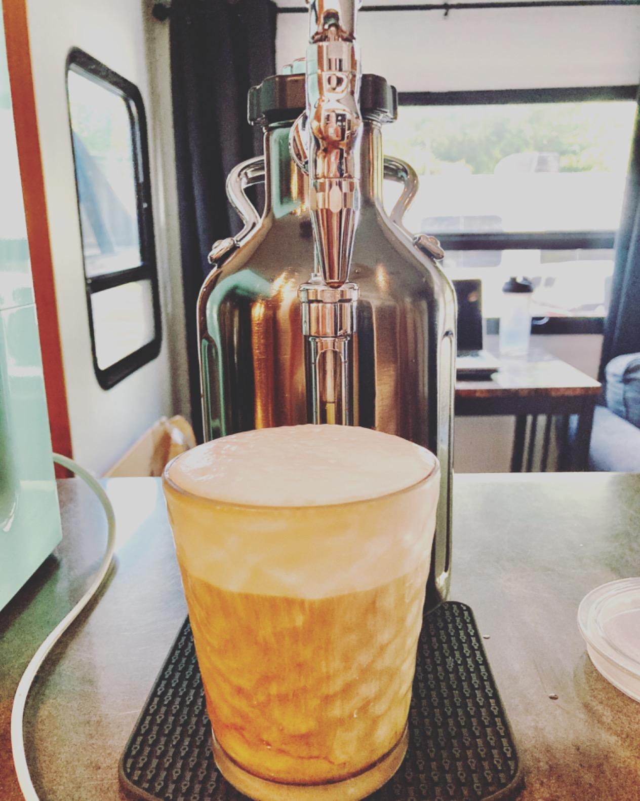 GrowlerWerks uKeg Nitro Cold Brew Coffee Maker, 50 oz, Black Chrome - Customer Photo 1