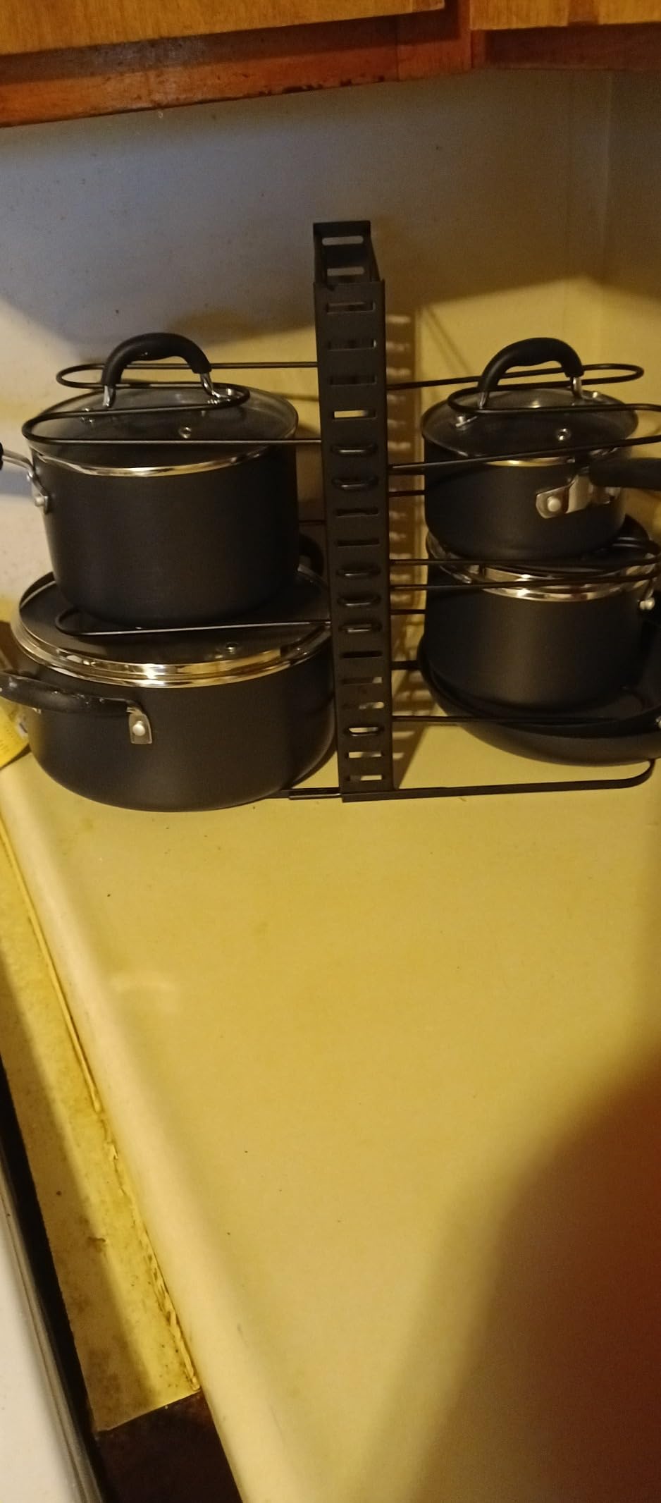 Amazon Basics Hard Anodized Non-Stick 12-Piece Cookware Set, Black - Pots, Pans and Utensils - Customer Photo 1