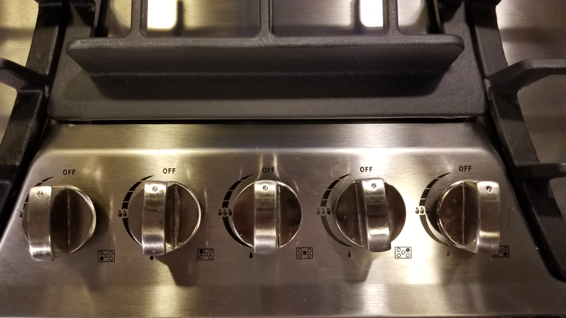 30 inch Gas Cooktops Dual Fuel Sealed 5 Burners Gas Cooktop Built-In Stainless Steel Gas Hob DK257-A03 Gas Cooktop - Customer Photo 1