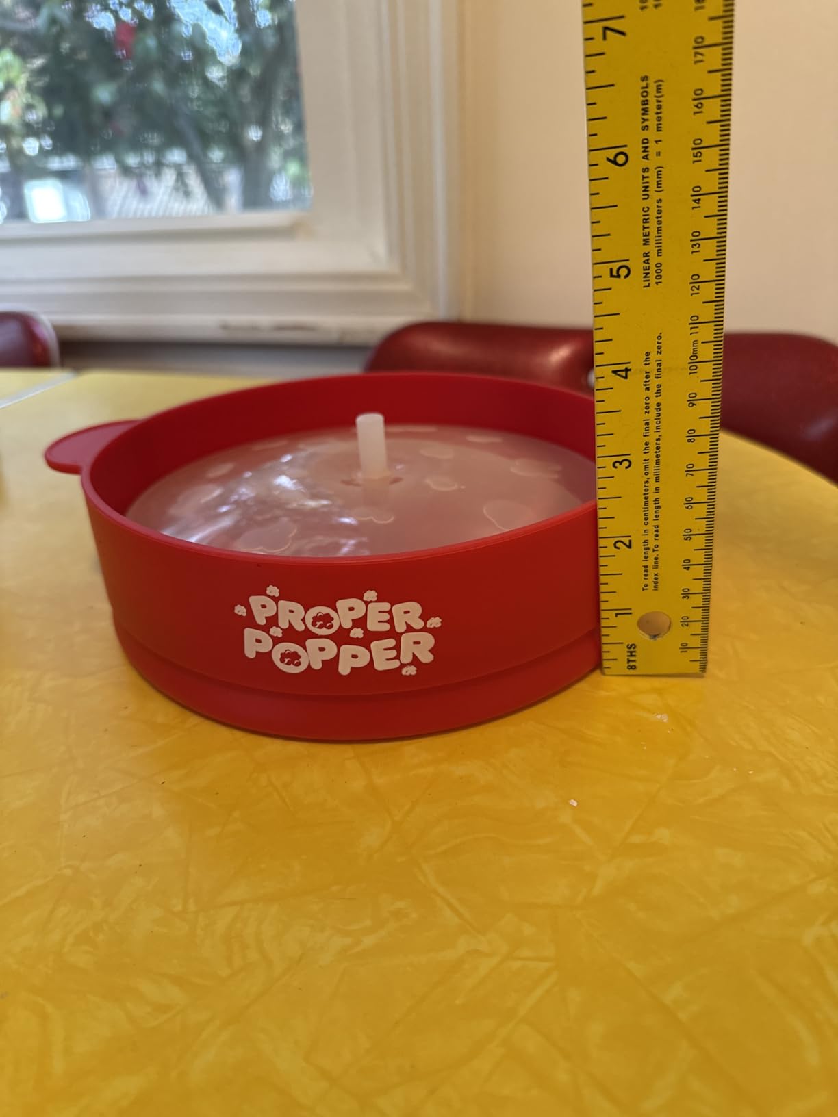 The Original Proper Popper Microwave Popcorn Popper, Silicone Popcorn Maker, Collapsible Bowl BPA Free and Dishwasher Safe - (Turquoise) - Customer Photo 3