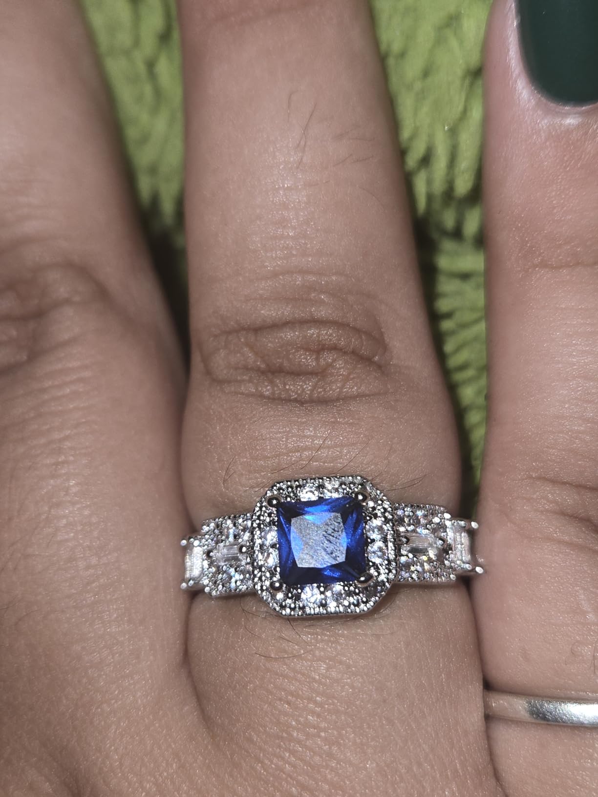 Jackpot Candles Birthday Cake Candle with Ring Inside (Surprise Jewelry Valued at $15 to $5,000) Ring Size 7 - Customer Photo 2