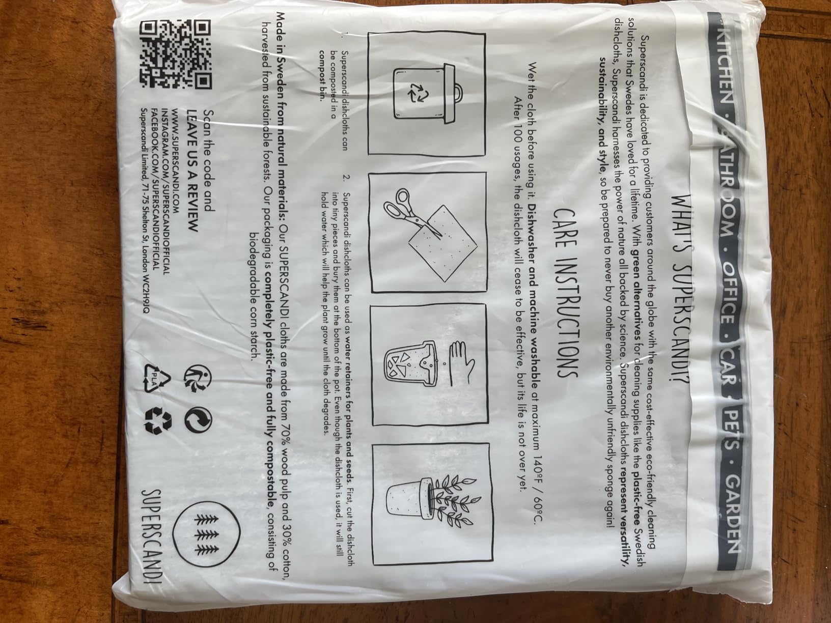 10 Pack Swedish Dishcloths for Kitchen - 100% Biodegradable & Compostable Reusable Paper Towels Washable, Food-Safe & Without Plastic - Dish Rags Suitable for Any Surface, Grey customer photo 1
