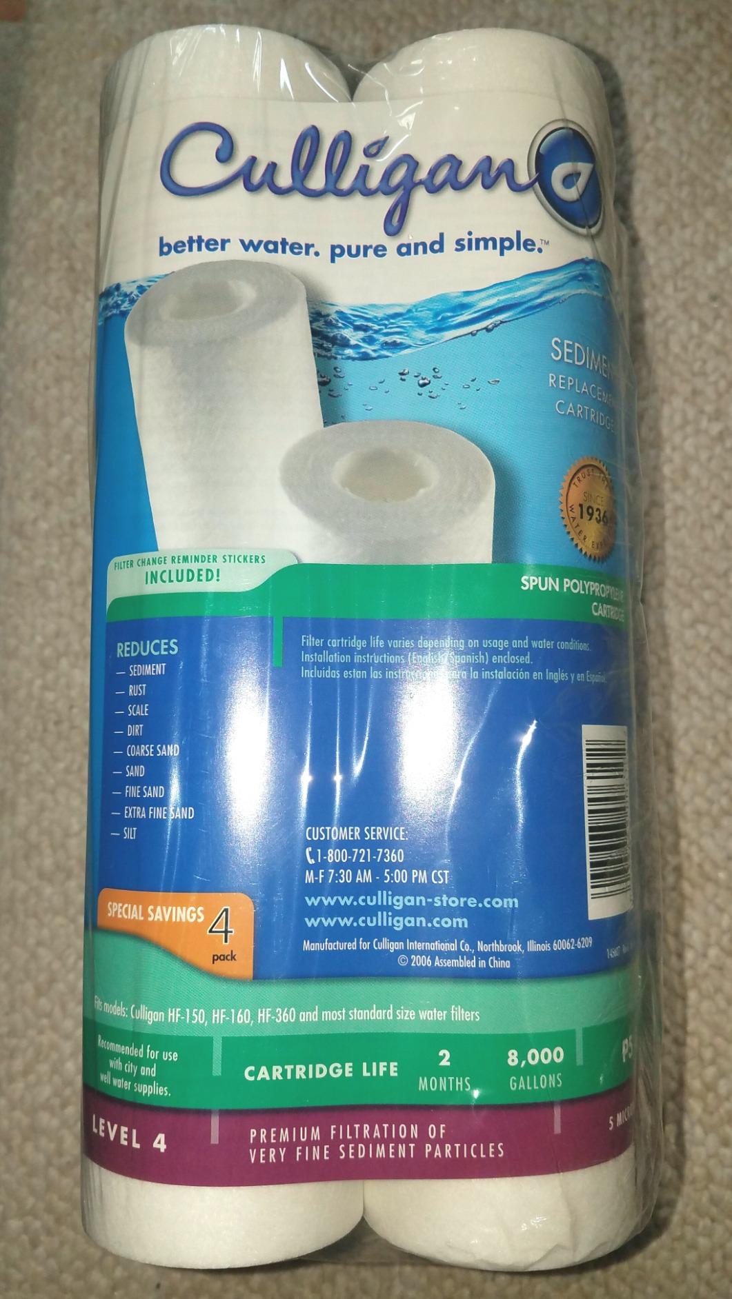 Culligan P5-4PK P5 Whole House Premium Water Filter, 8,000 Gallons, Value 4-Pack, White, 4 Count (Pack of 1) Customer Review Culligan P5-4PK P5 Whole House Premium Water Filter, 8,000 Gallons, Value 4-Pack, White, 4 Count (Pack of 1) - Customer Photo 2