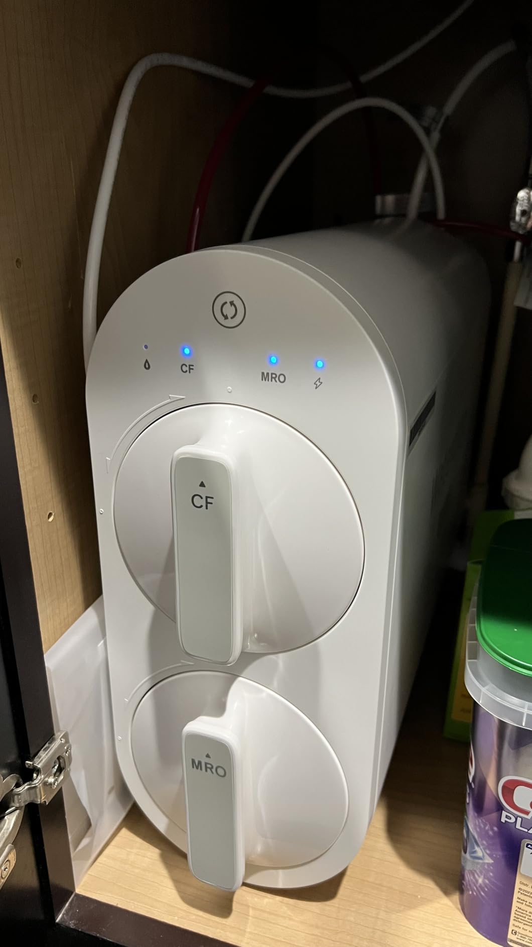 Waterdrop G2 Reverse Osmosis System, 7 Stage Tankless RO Water Filter System, Under Sink Water Filtration System, 400 GPD, 1:1 Pure to Drain, Reduces TDS, FCC Listed, USA Tech, WD-G2-W Customer Review Waterdrop G2 Reverse Osmosis System, 7 Stage Tankless RO Water Filter System, Under Sink Water Filtration System, 400 GPD, 1:1 Pure to Drain, Reduces TDS, FCC Listed, USA Tech, WD-G2-W - Customer Photo 1