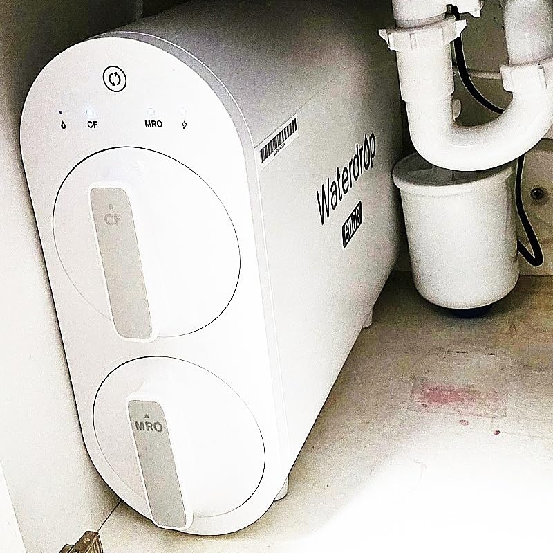 Waterdrop G2 Reverse Osmosis System, 7 Stage Tankless RO Water Filter System, Under Sink Water Filtration System, 400 GPD, 1:1 Pure to Drain, Reduces TDS, FCC Listed, USA Tech customer photo 2