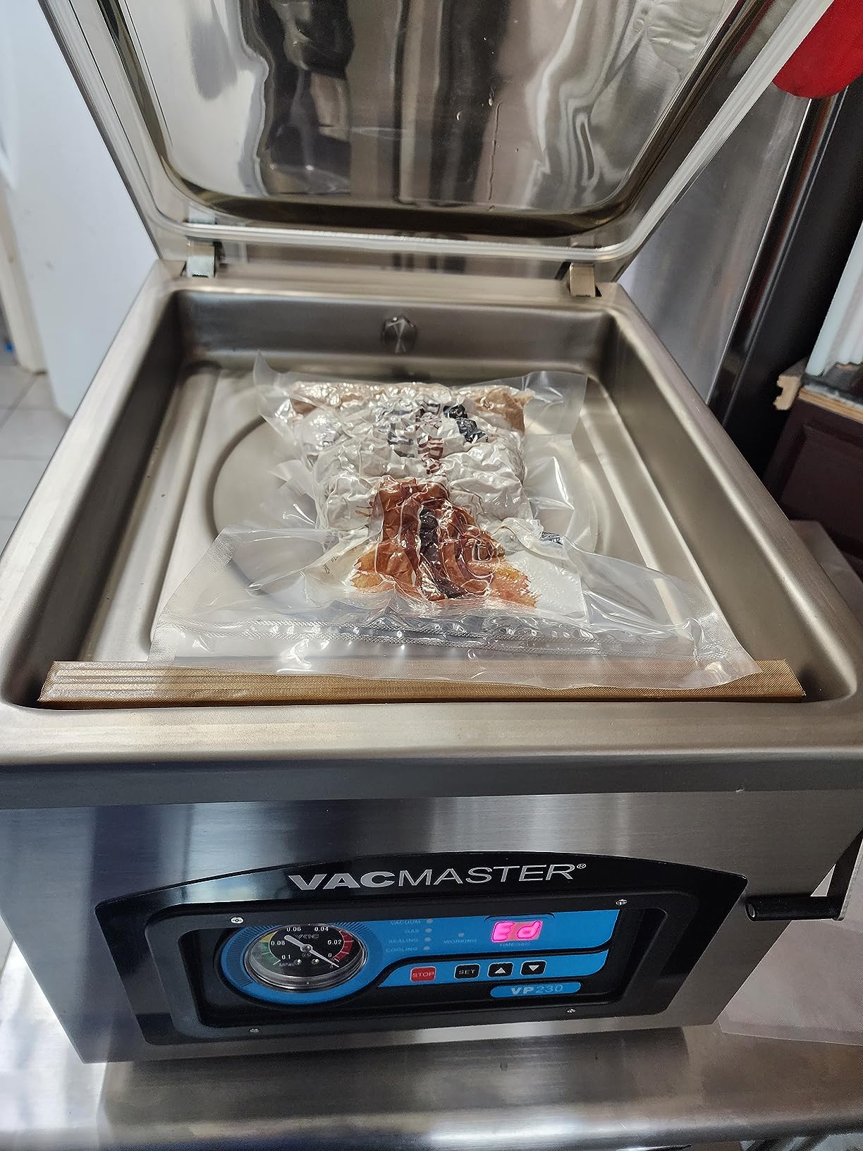 VacMaster VP230 Chamber Vacuum Sealer - Commercial Vacuum Sealer Machine for Food with 1/2 HP Oil Pump, 12.25