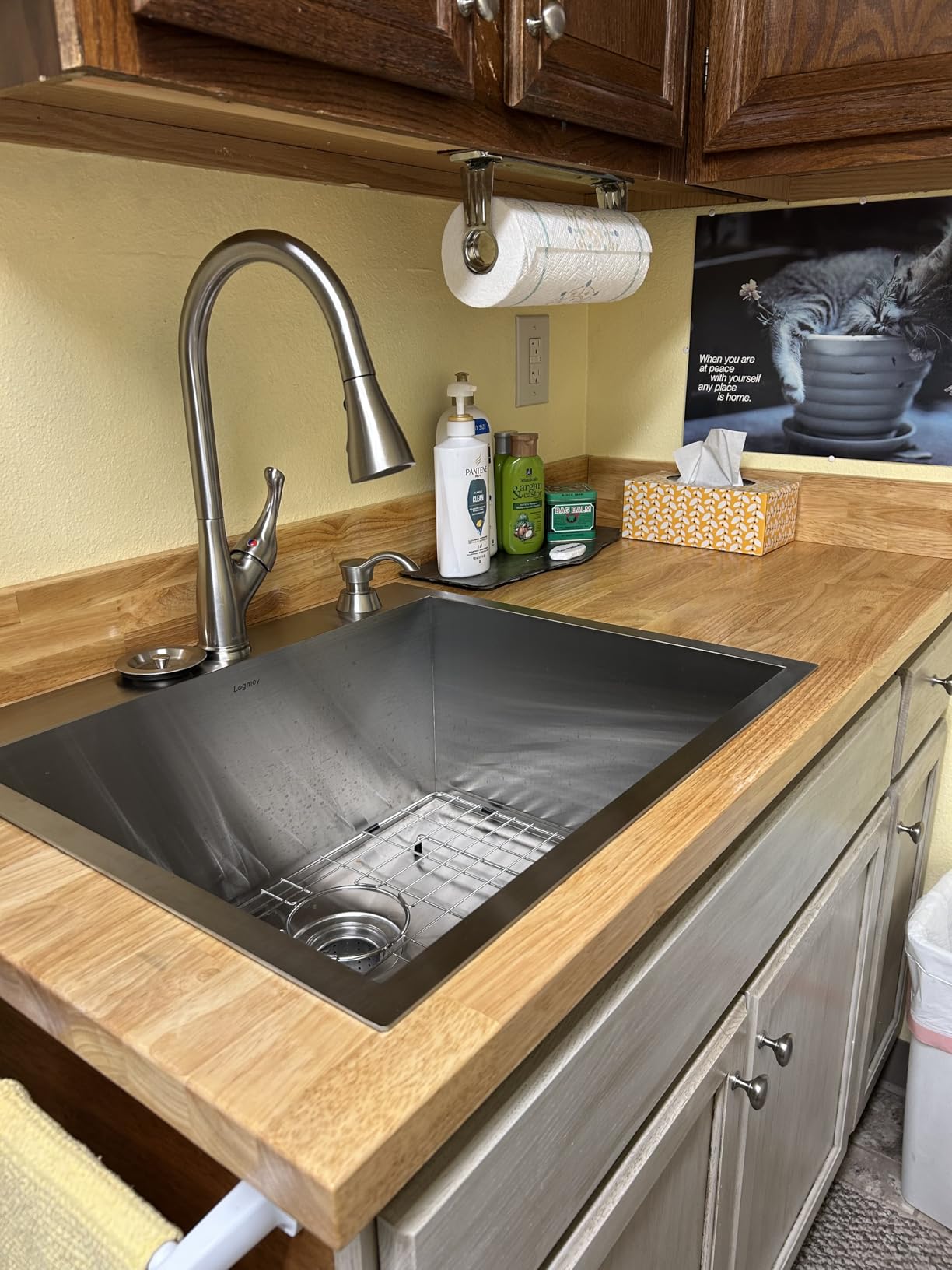 33 Inch Drop In Kitchen Sink Logmey 33x22x9 Inch Topmount Sinks 16-Gauge Stainless Steel Single Bowl Kitchen Sink Customer Review 33 Inch Drop In Kitchen Sink Logmey 33x22x9 Inch Topmount Sinks 16-Gauge Stainless Steel Single Bowl Kitchen Sink - Customer Photo 1
