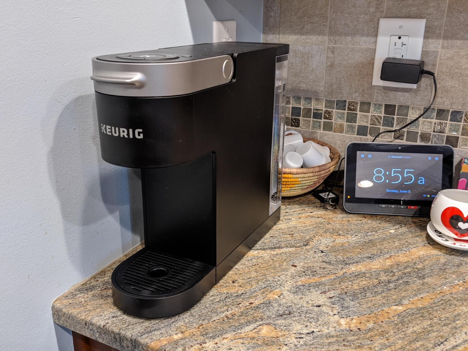 Keurig K-Slim Single Serve K-Cup Pod Coffee Maker, Multistream Technology, 3 Brew Sizes, Slim and Sleek Design, 46oz Removable Reservoir, Black Customer Review Keurig K-Slim Single Serve K-Cup Pod Coffee Maker, Multistream Technology, 3 Brew Sizes, Slim and Sleek Design, 46oz Removable Reservoir, Black - Customer Photo 2
